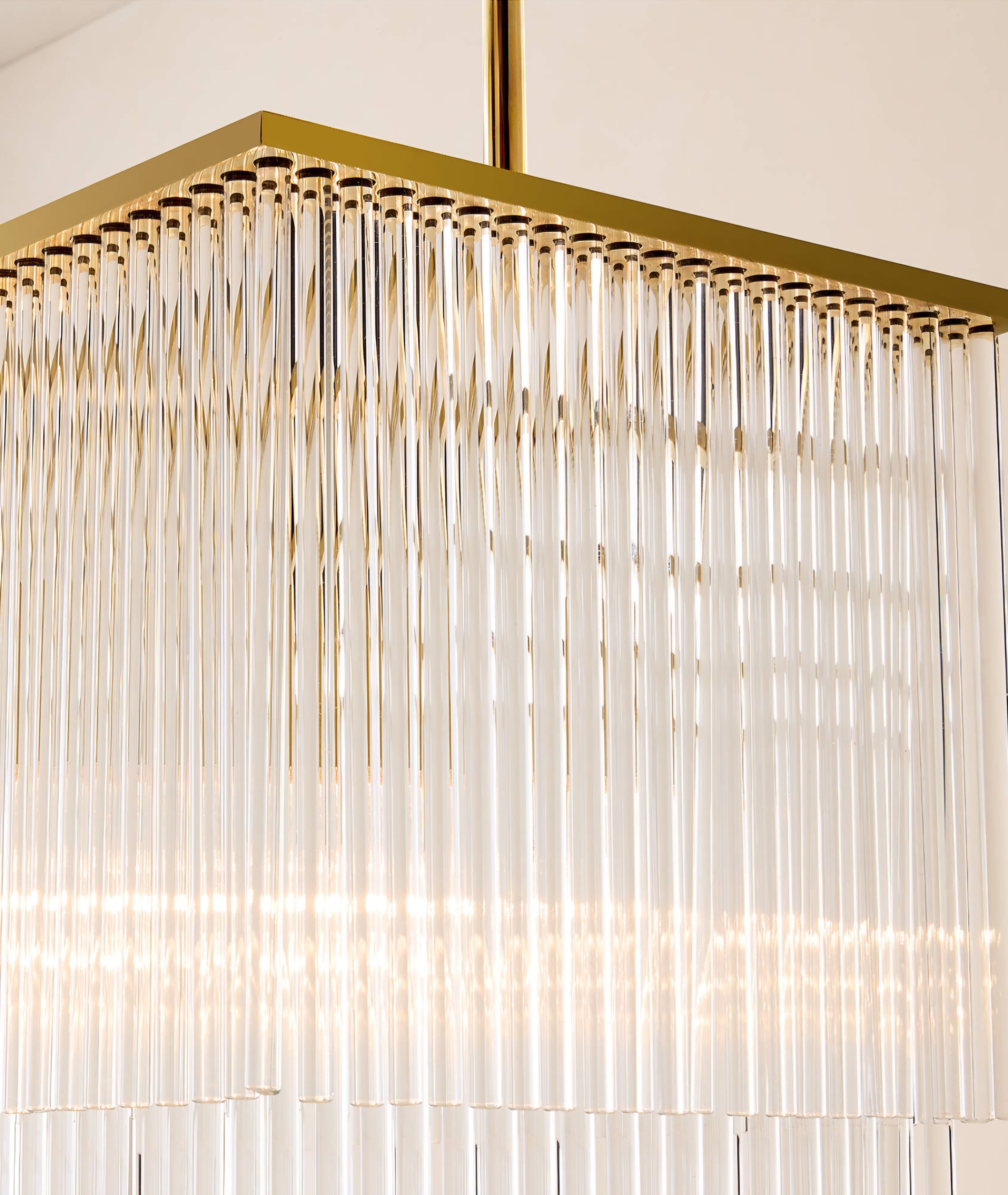 THE ONE × Stellar — 2-Tier Glass Chandelier Light
