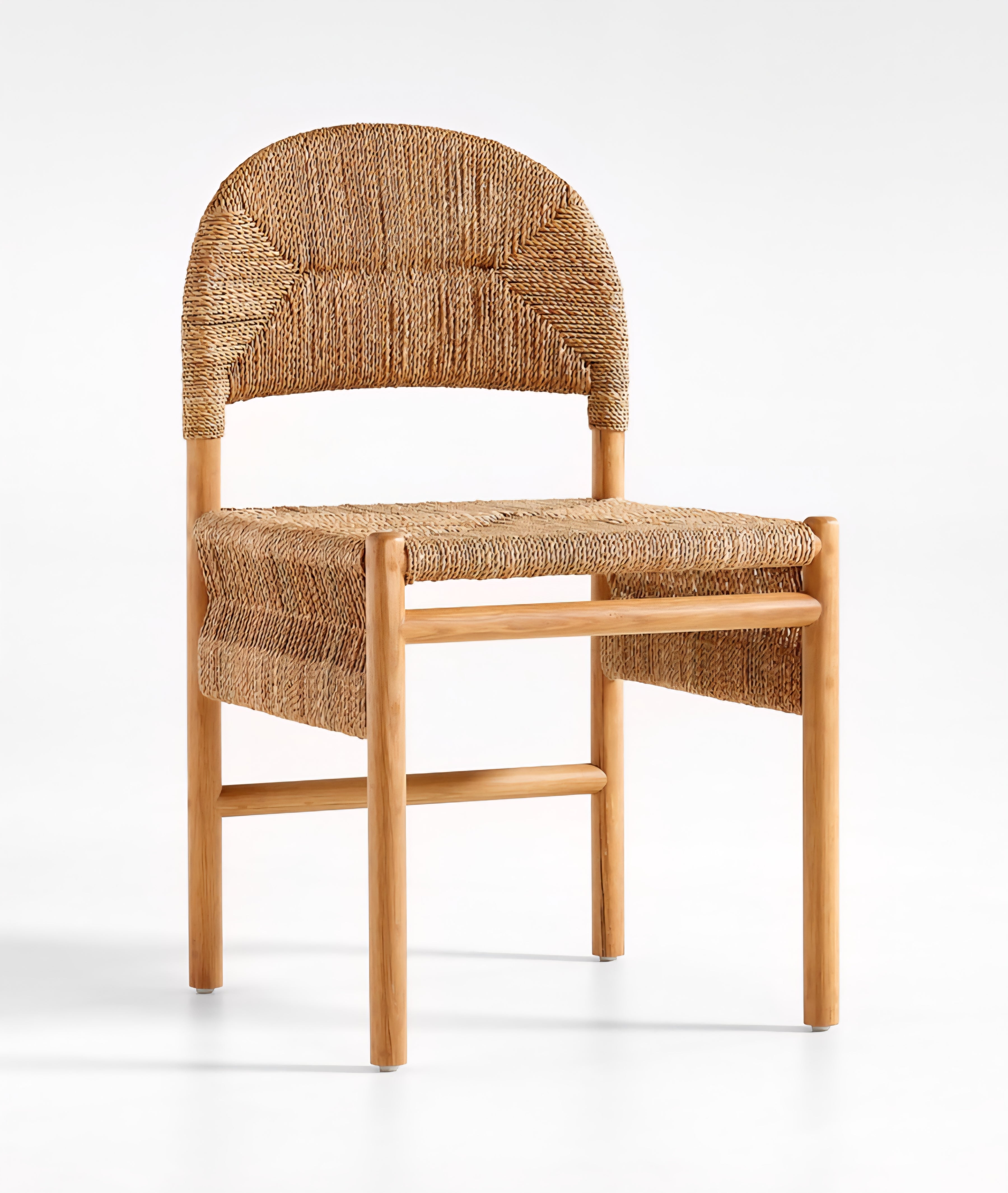 THE ONE × Rustler — Woven Natural Rattan Dining Chair