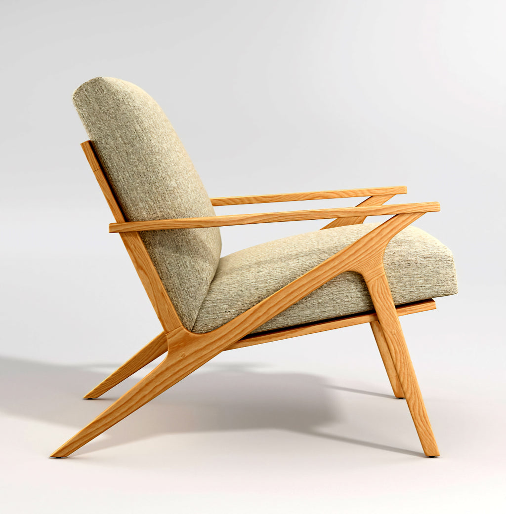 THE ONE × Cavett — Wood Accent Chair
