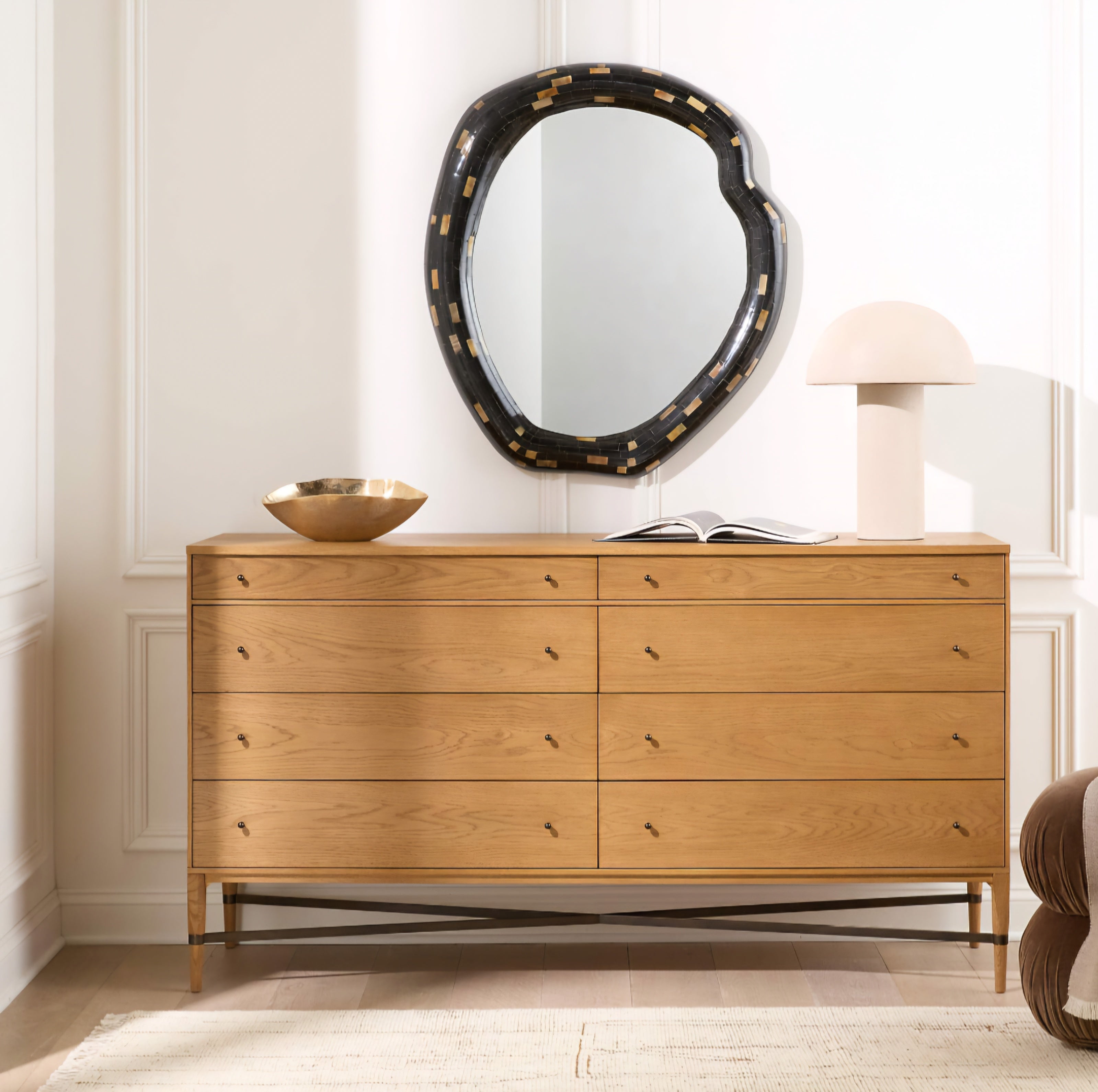 THE ONE × Connoisseur — Light Oak 8-Drawer Dresser