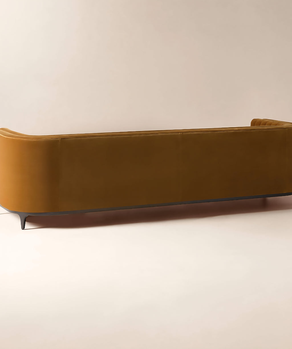 THE ONE × Ambroise — Light Taupe Velvet Sofa