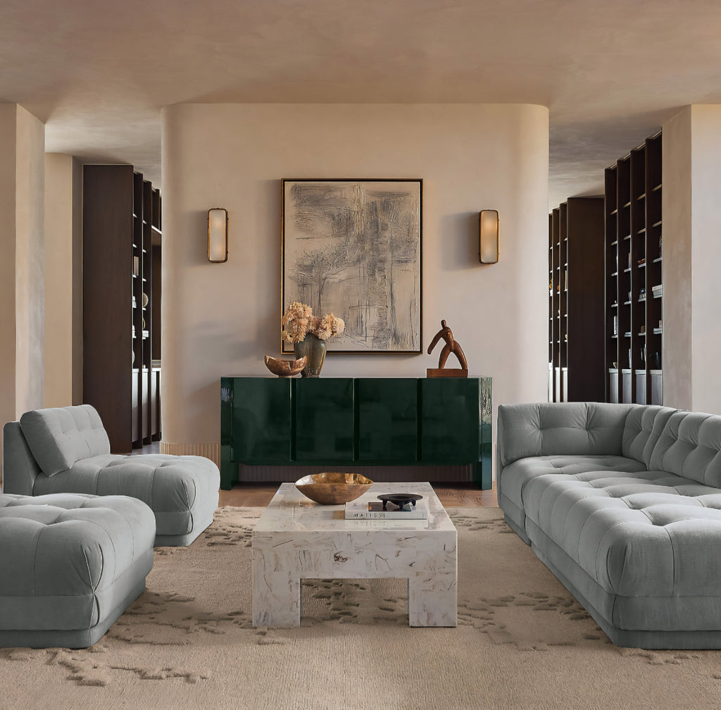 THE ONE × Kirnan — Dark Green High-Gloss Lacquered Credenza