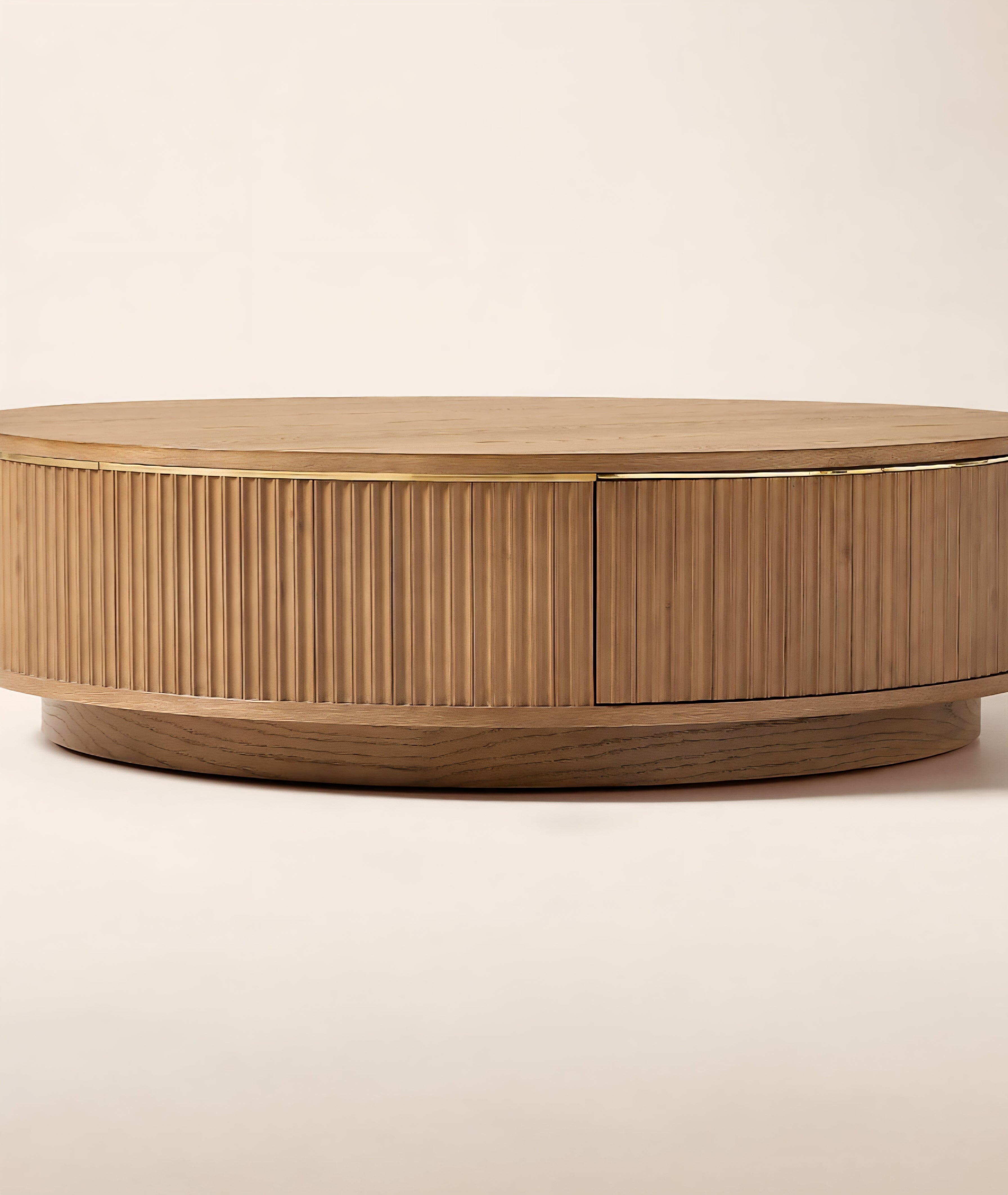 THE ONE × Davison — Fluted Oak Coffee Tables