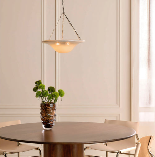 THE ONE × Abryn — Textured Glass Pendant Light