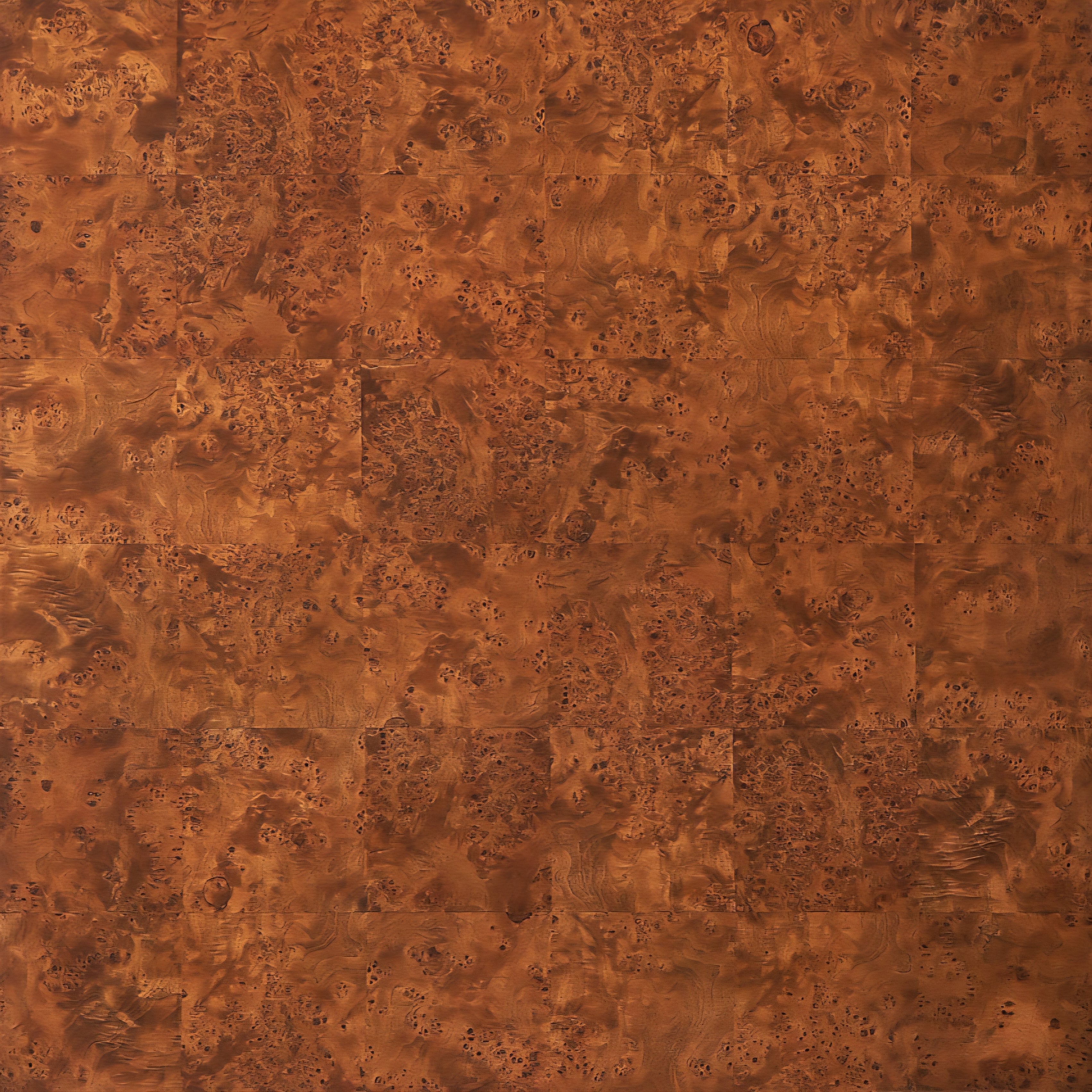 THE ONE × Scatola — Brown Burl Wood Coffee Table