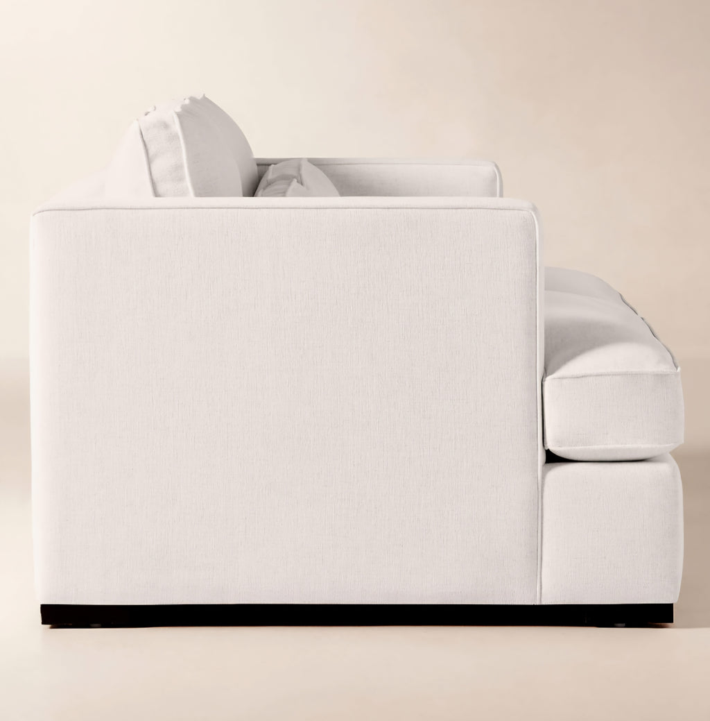 THE ONE × Eastman — White Performance Fabric Sofa
