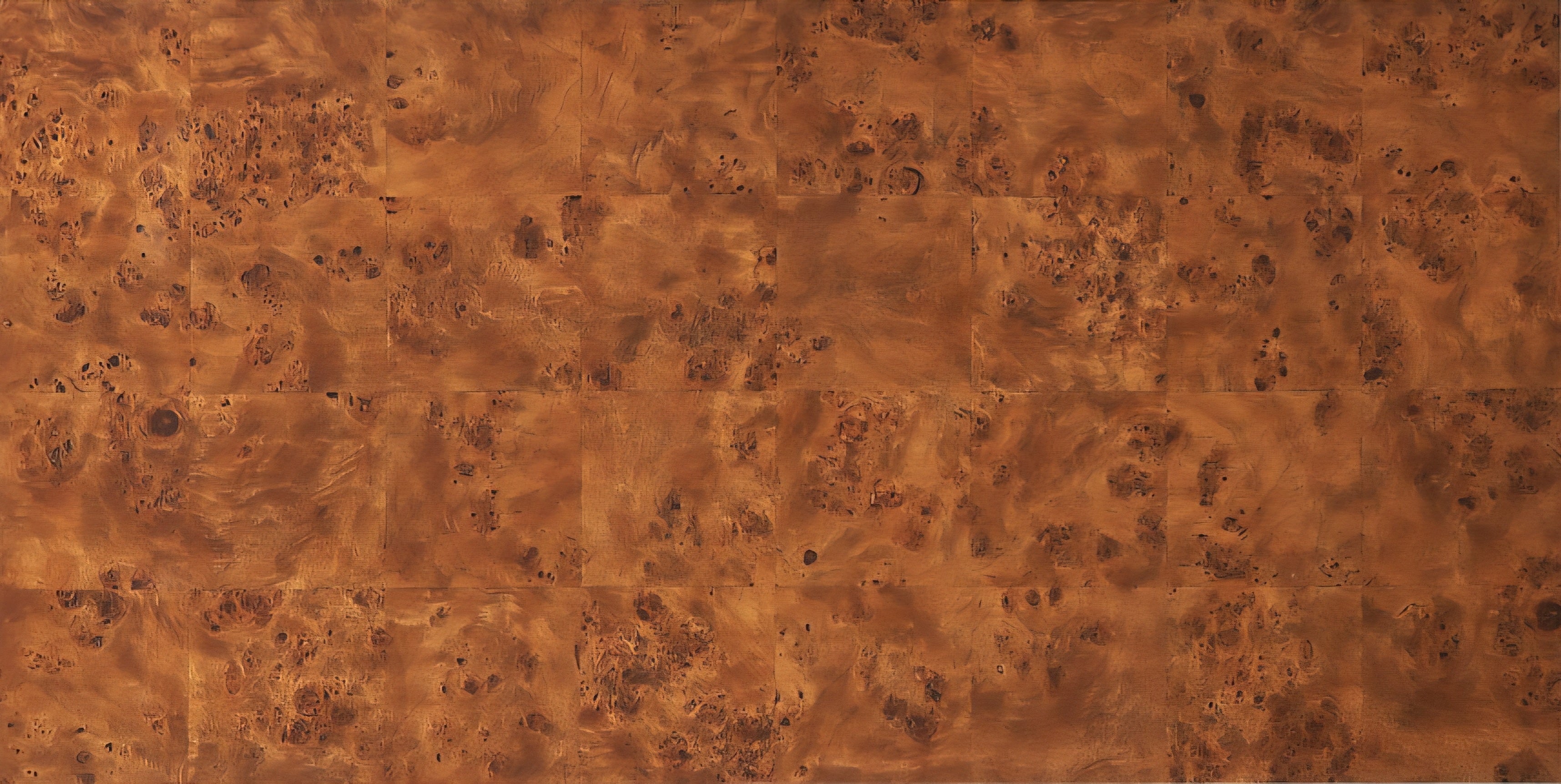 THE ONE × Scatola — Brown Burl Wood Coffee Table