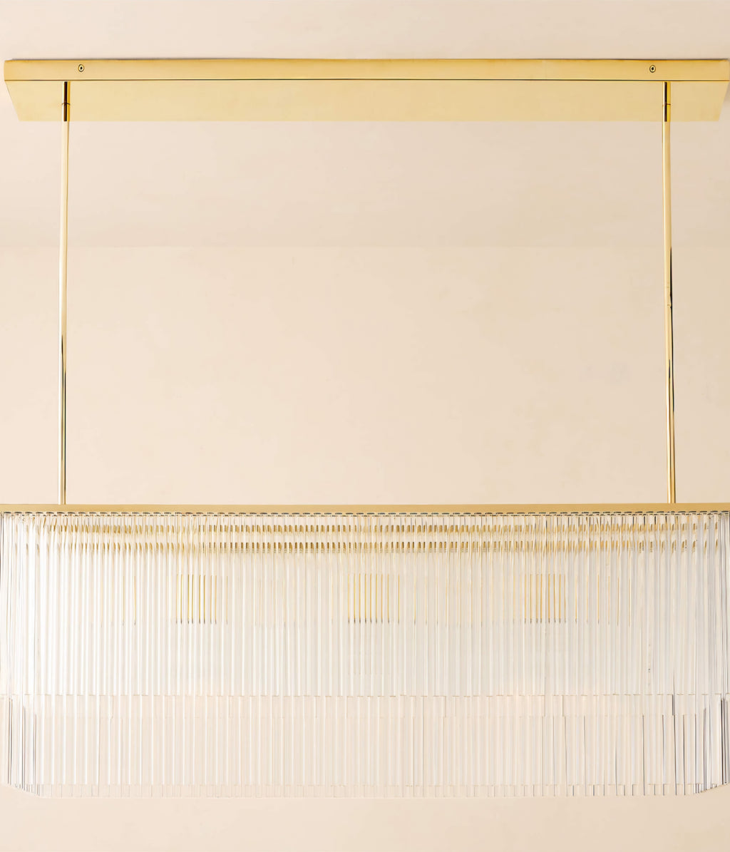 THE ONE × Stellar — 2-Tier Glass Chandelier Light
