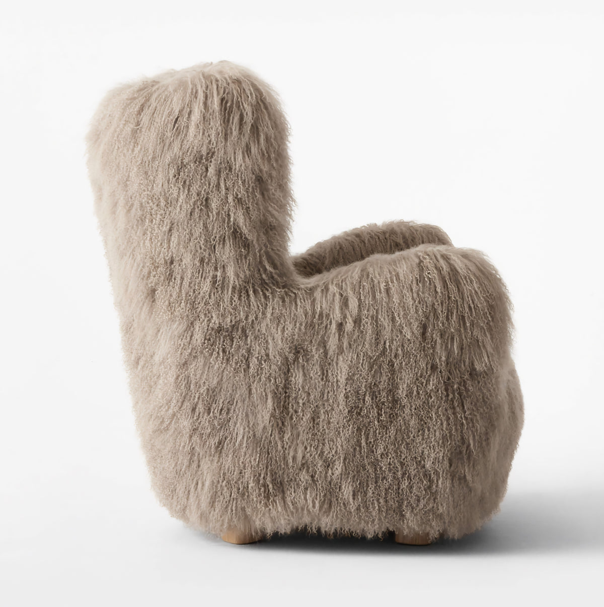 THE ONE × Mongolian Sheepskin Accent Chair