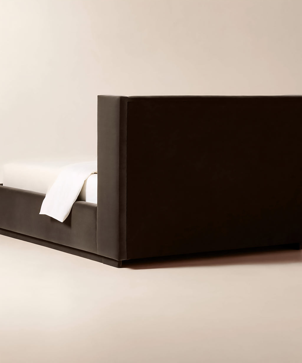 THE ONE × Russell — Velvet Upholstered Queen Storage Bed