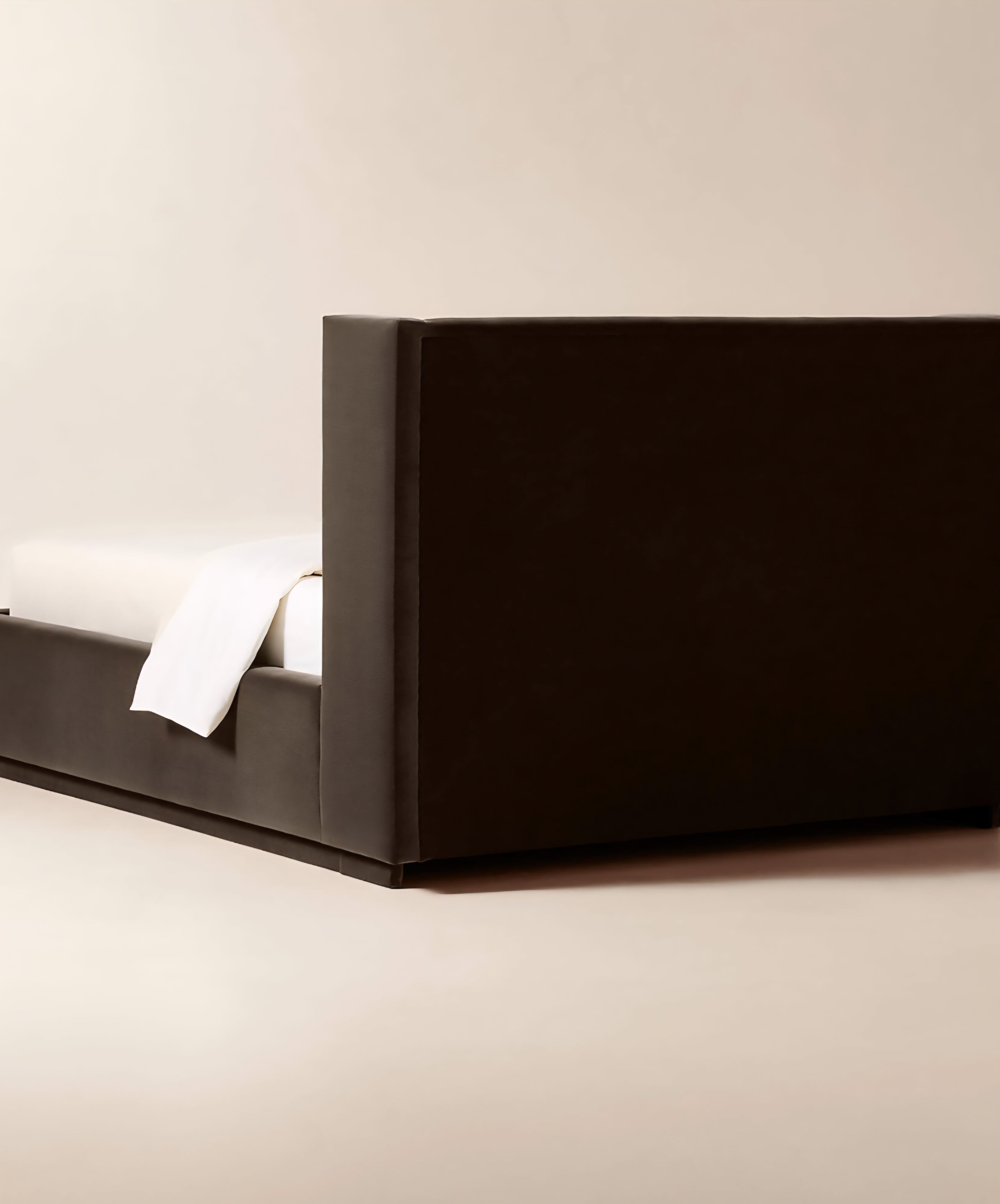 THE ONE × Russell — Velvet Upholstered Queen Storage Bed