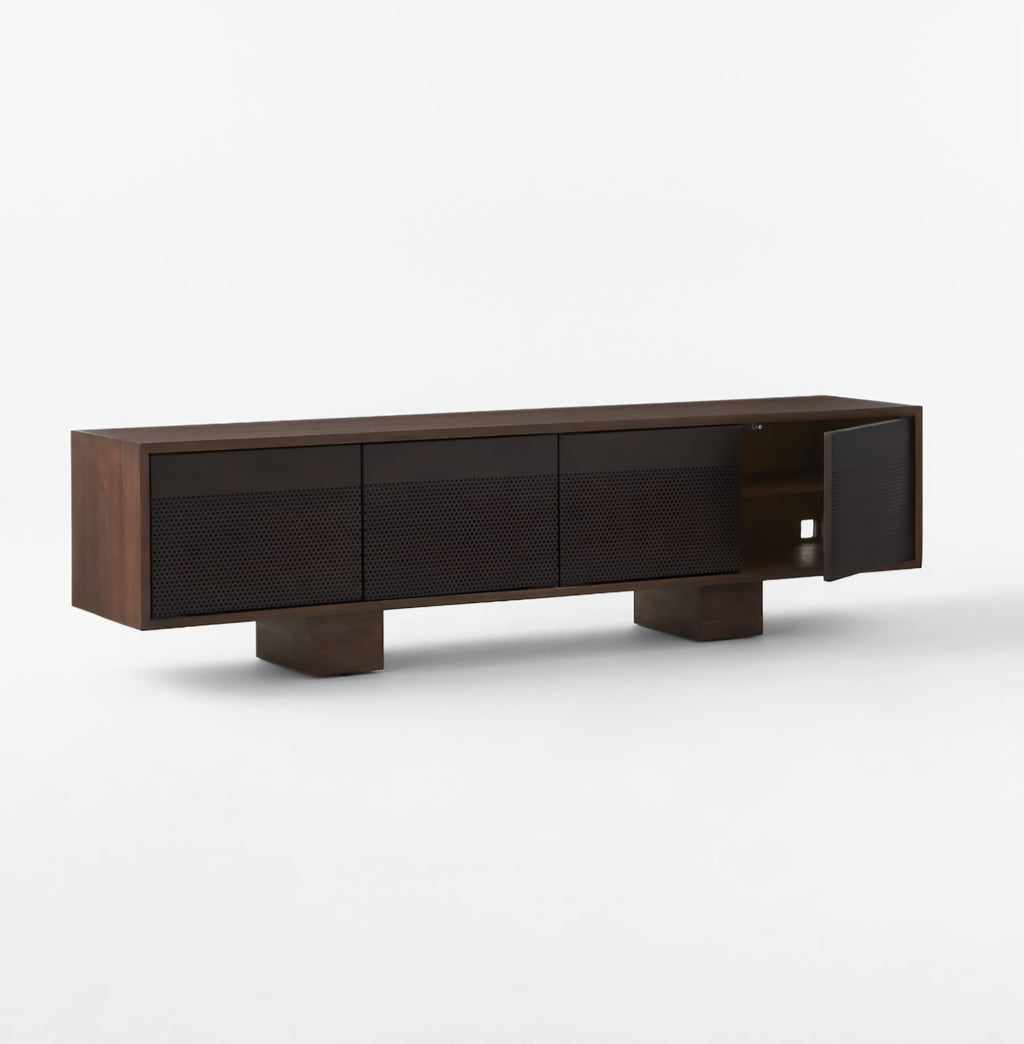 THE ONE × Martinez — Acacia and Bronze Metal Credenza