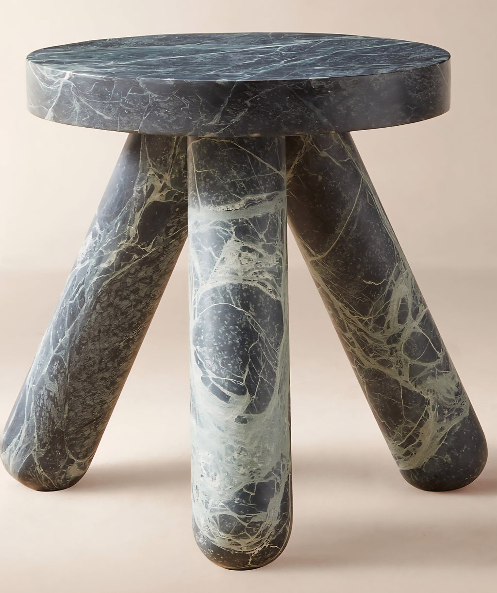 THE ONE × Jaxx — Round Marble Side Table