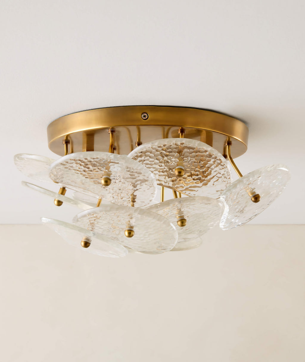 THE ONE × Eline — Textured Glass Dual Wall Sconce and Flush Mount Light