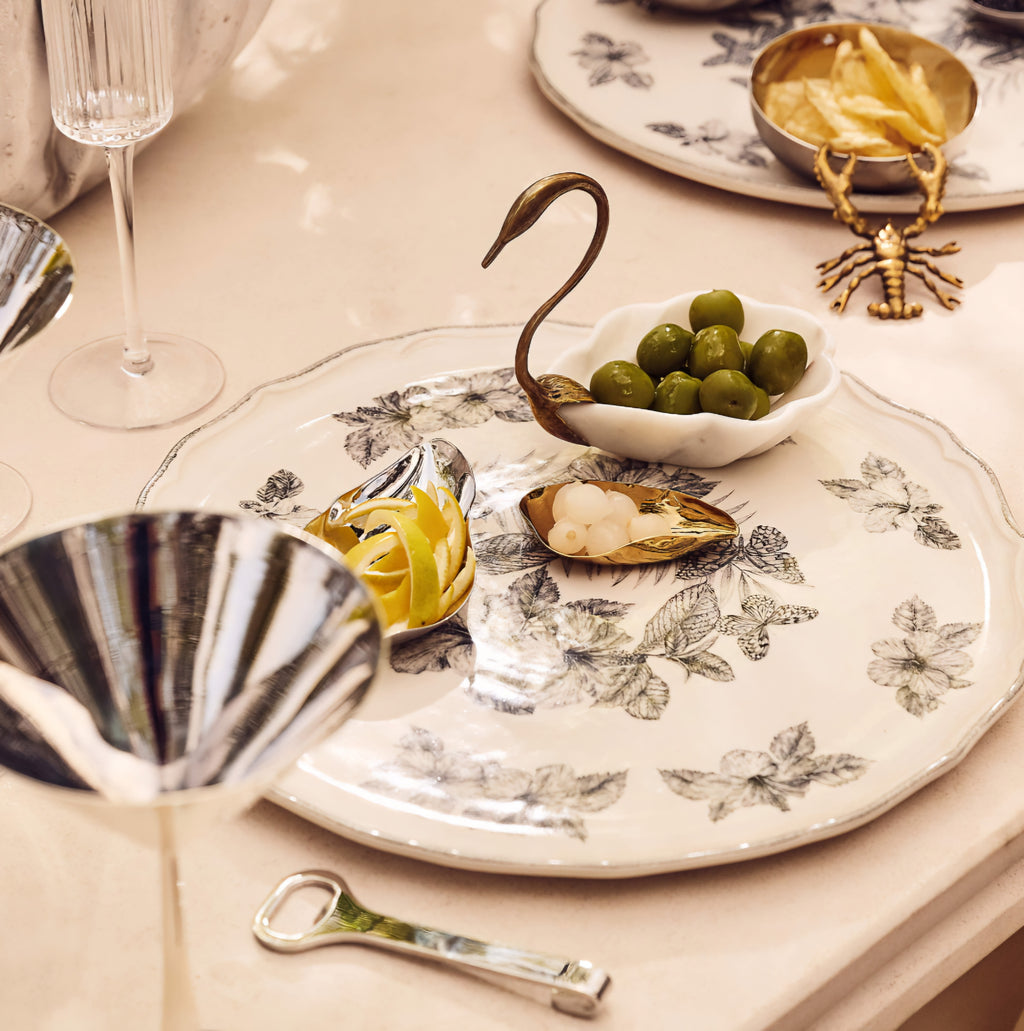 THE ONE × Lobster — Stainless Steel and Brass Snack Bowl