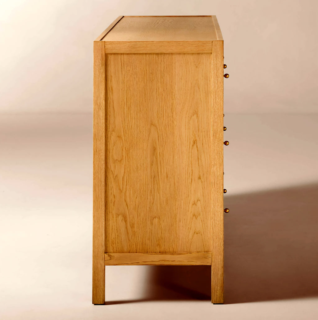 THE ONE × Layton — White Oak 6-Drawer Dresser
