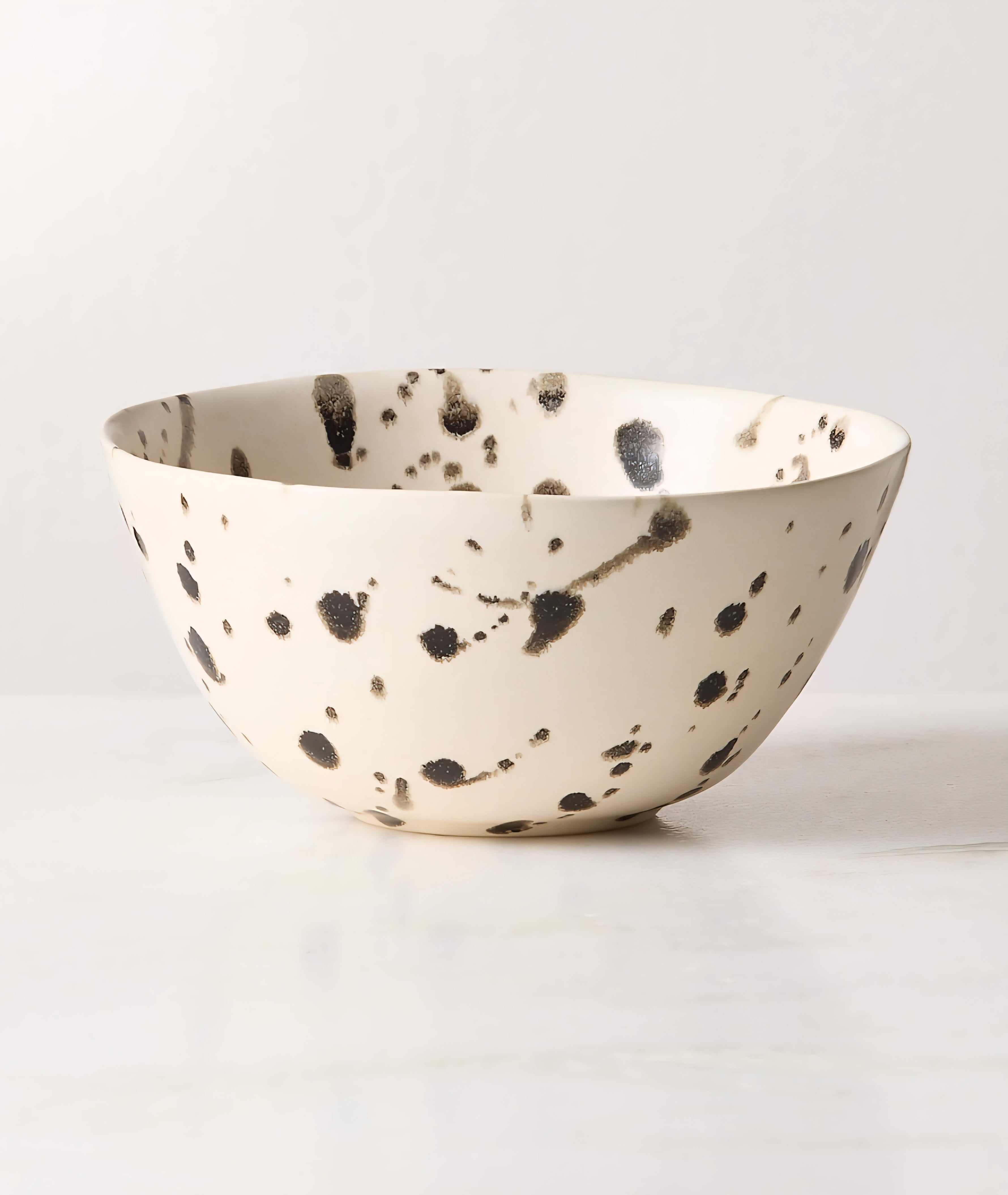 THE ONE × Harper — Black and White Splatter Soup & Pasta Bowls