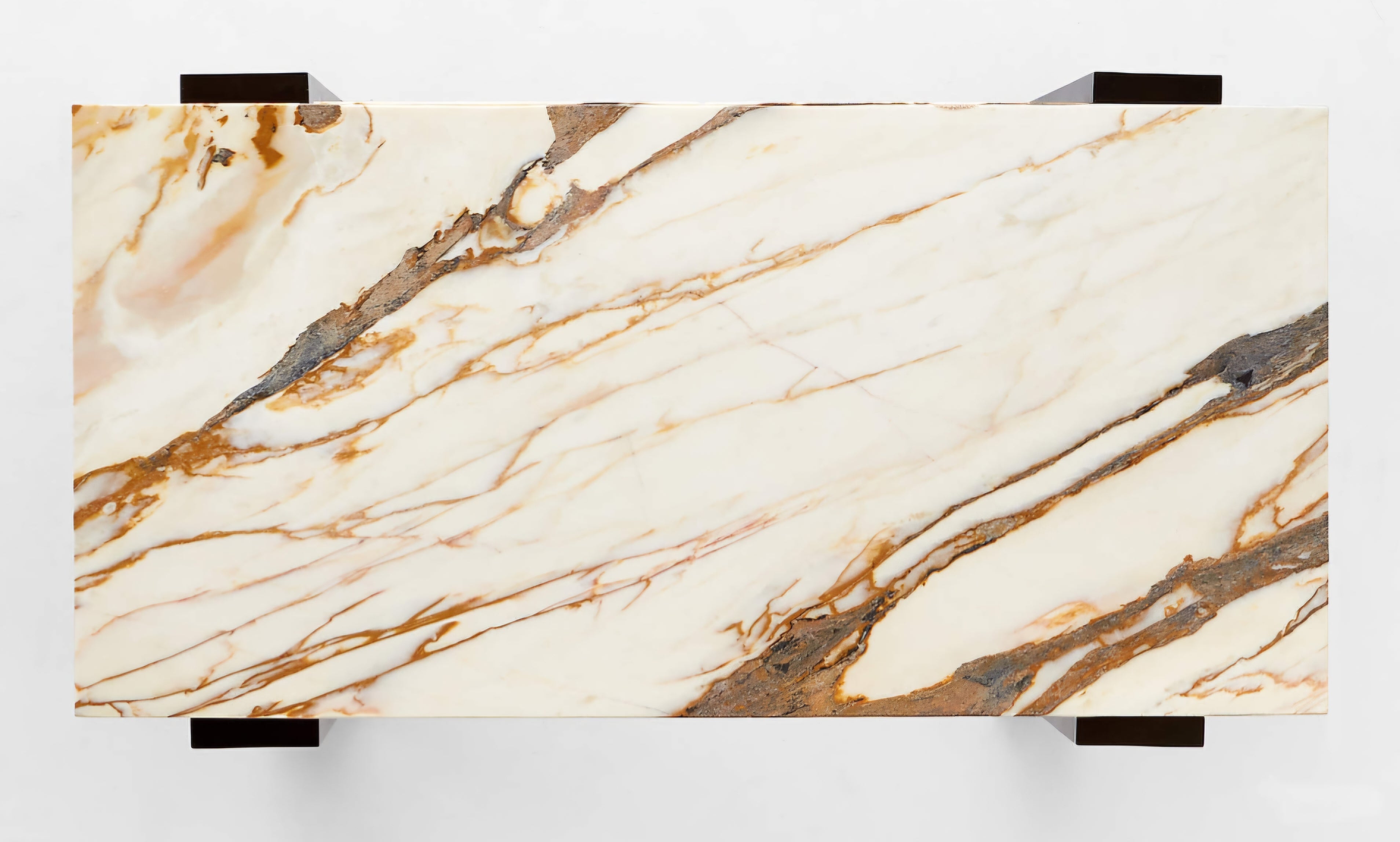 THE ONE × Spesso — 54" 2-Drawer Marble and Walnut Desk