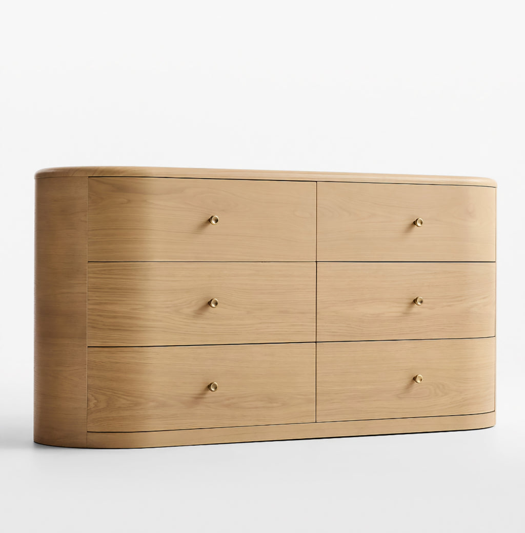 THE ONE × Anneli — Commode en bois de chêne naturel