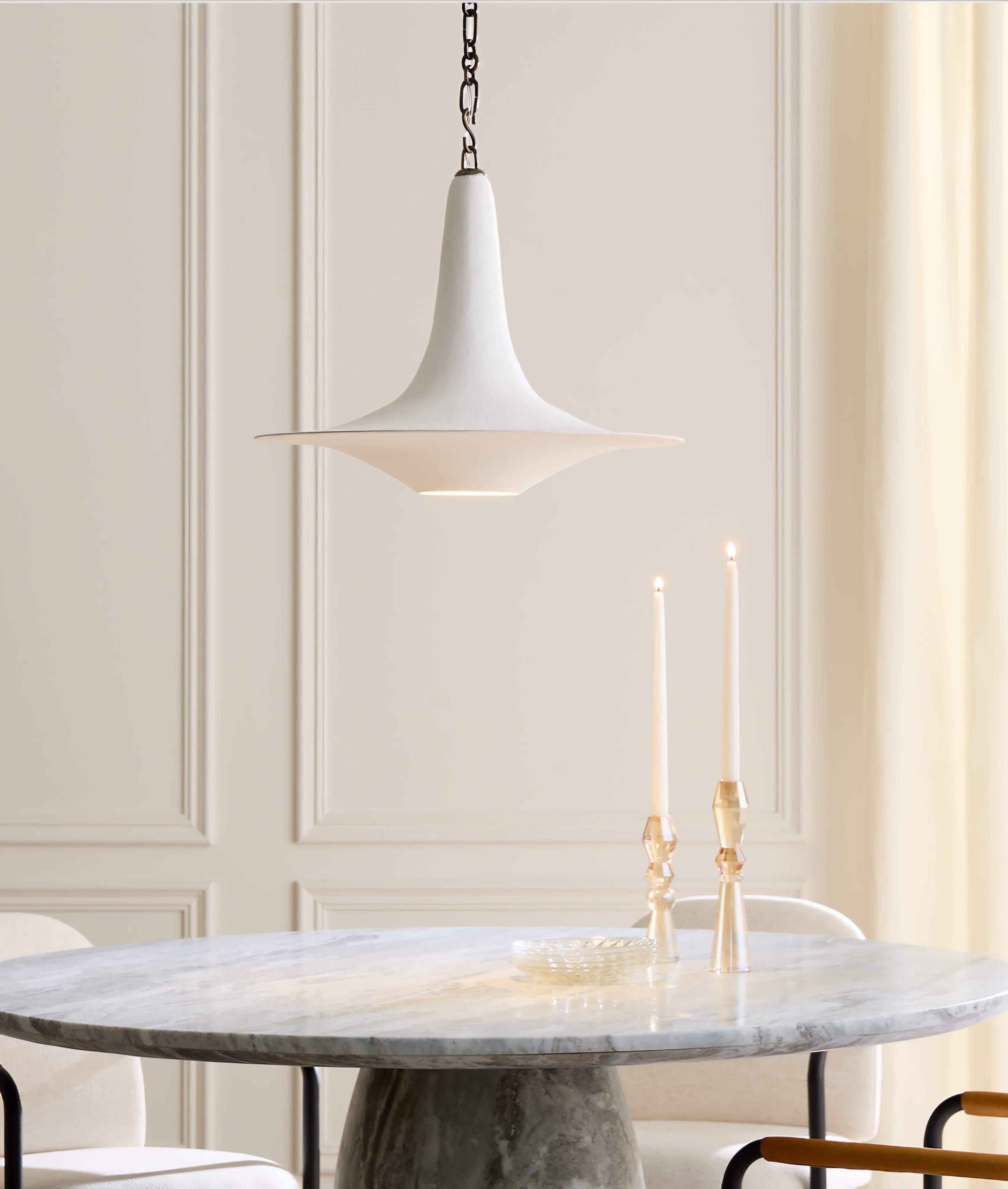 THE ONE × Niko — Plaster Round Pendant Light