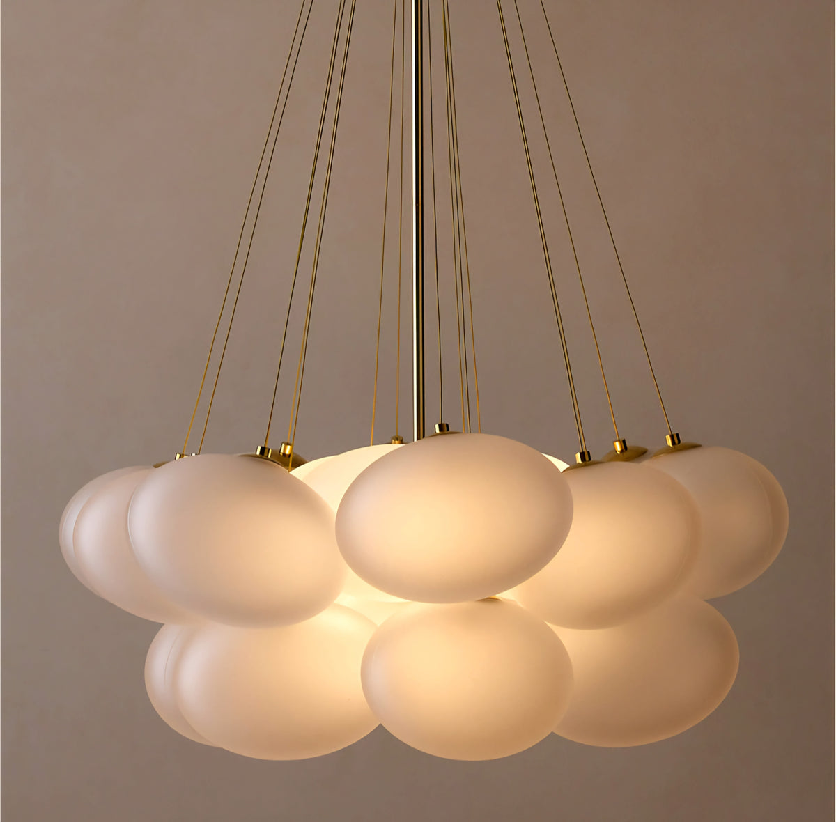 THE ONE × Corvina — Unlacquered Polished Brass Chandelier