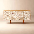 THE ONE × Lina — Stone and White Oak Credenza