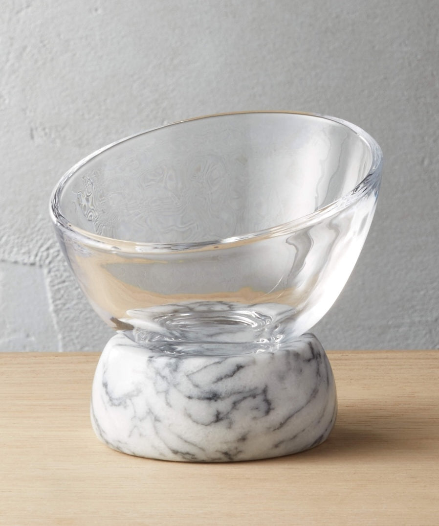 THE ONE × Askew — Marble and Glass Serving Bowls