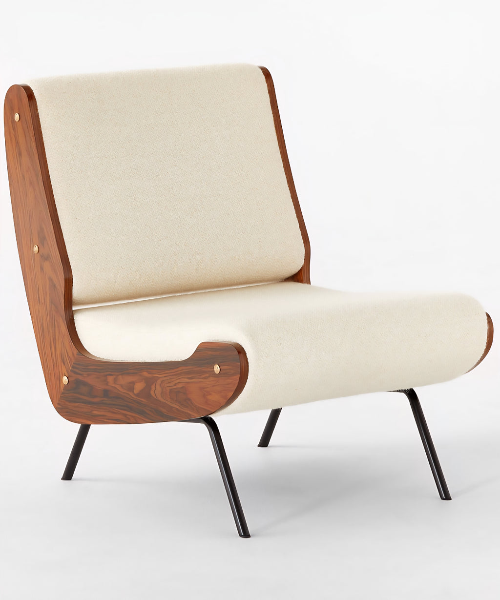 THE ONE × Meda — Ivory Wool Lounge Chair