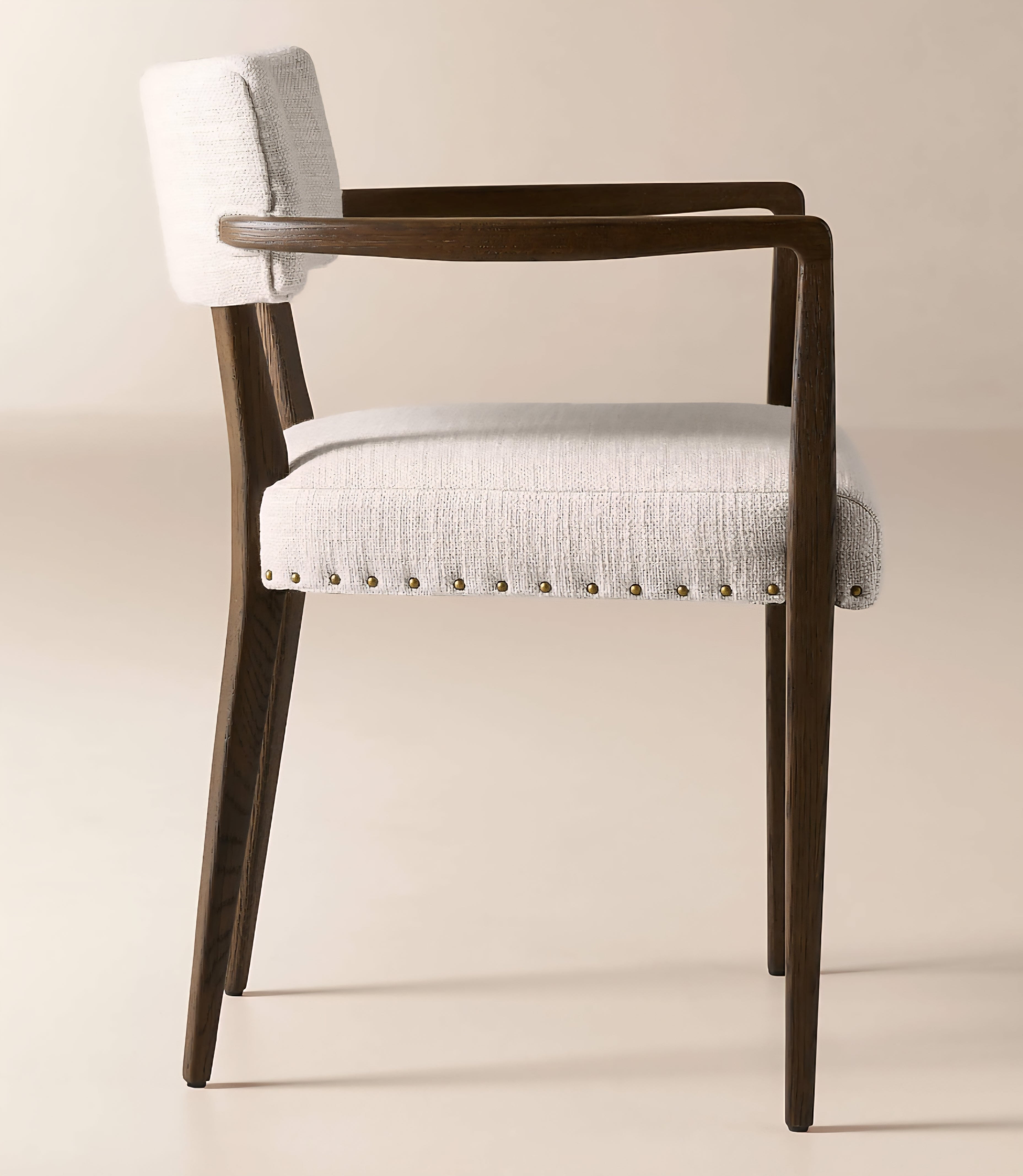 THE ONE × Arlo — Smoked Mauve Performance Fabric Dining Armchair