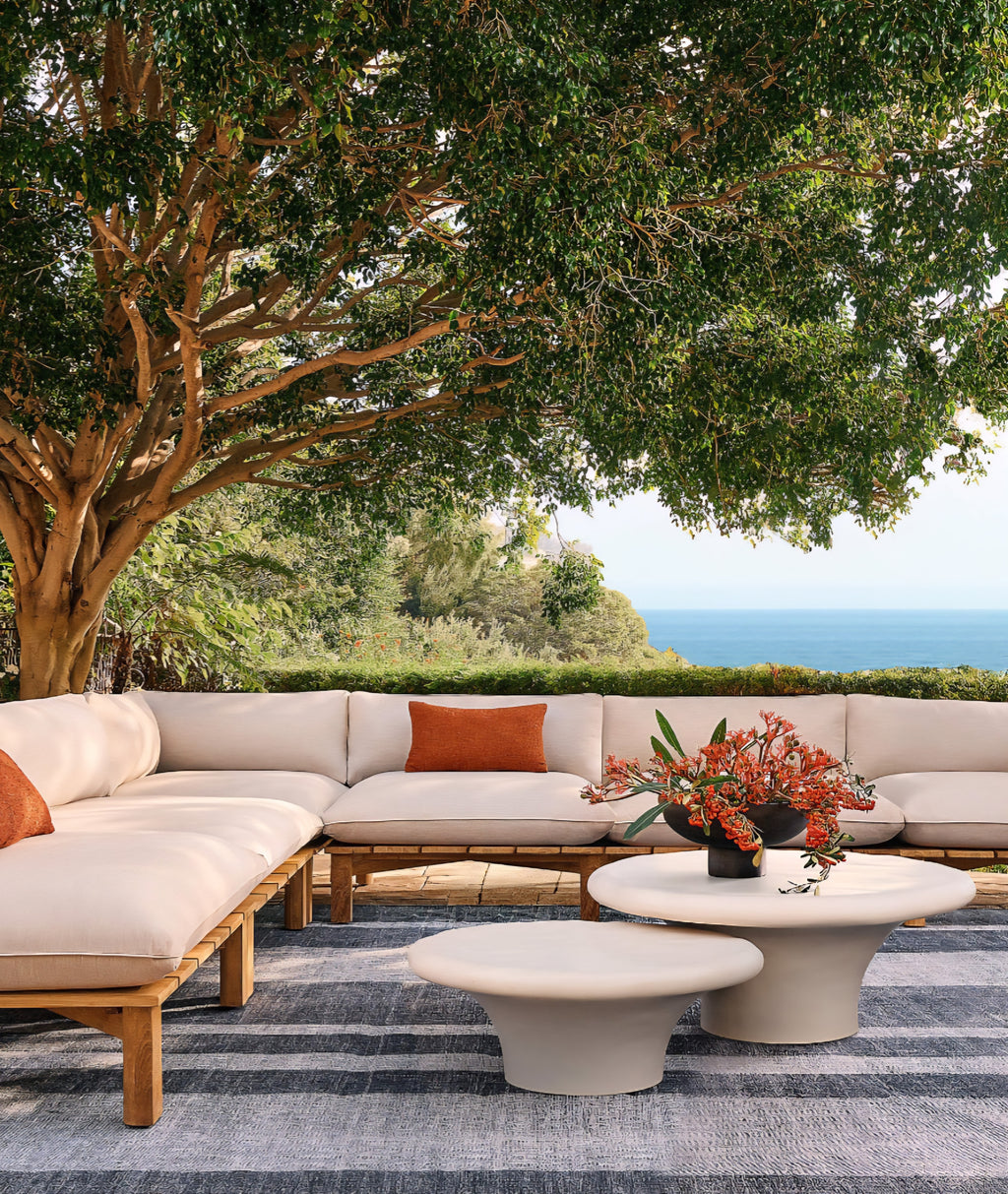 THE ONE × Pompeo — Cast Resin Coffee Table