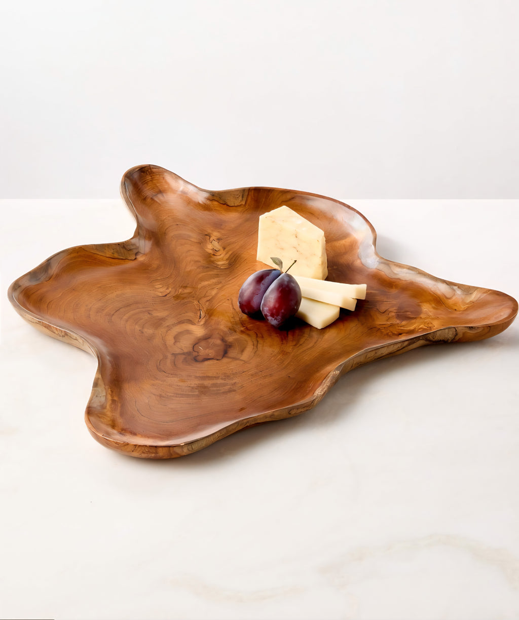 THE ONE × Zacari — Teak Root Platter