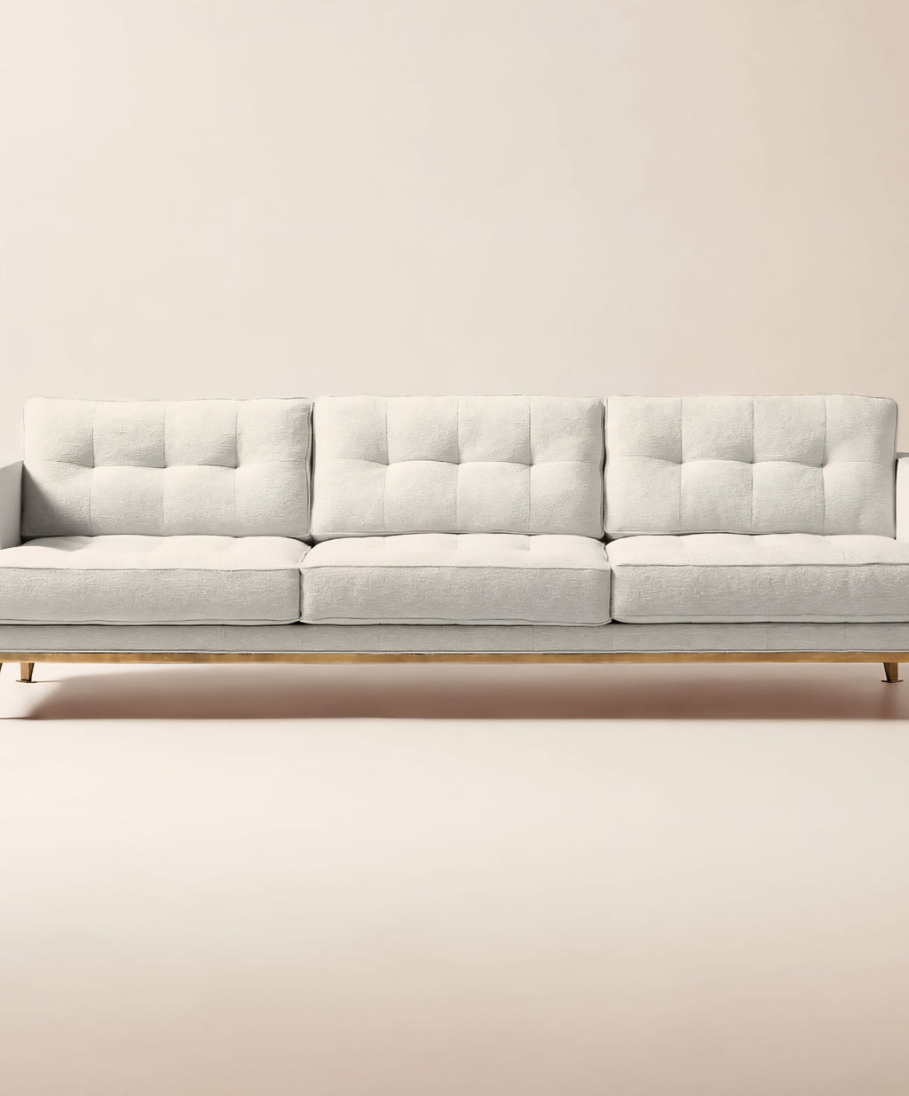 THE ONE × Itero — Off White Performance Fabric Sofa