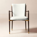 THE ONE × Norrie — Snow White Performance Fabric Dining Armchair