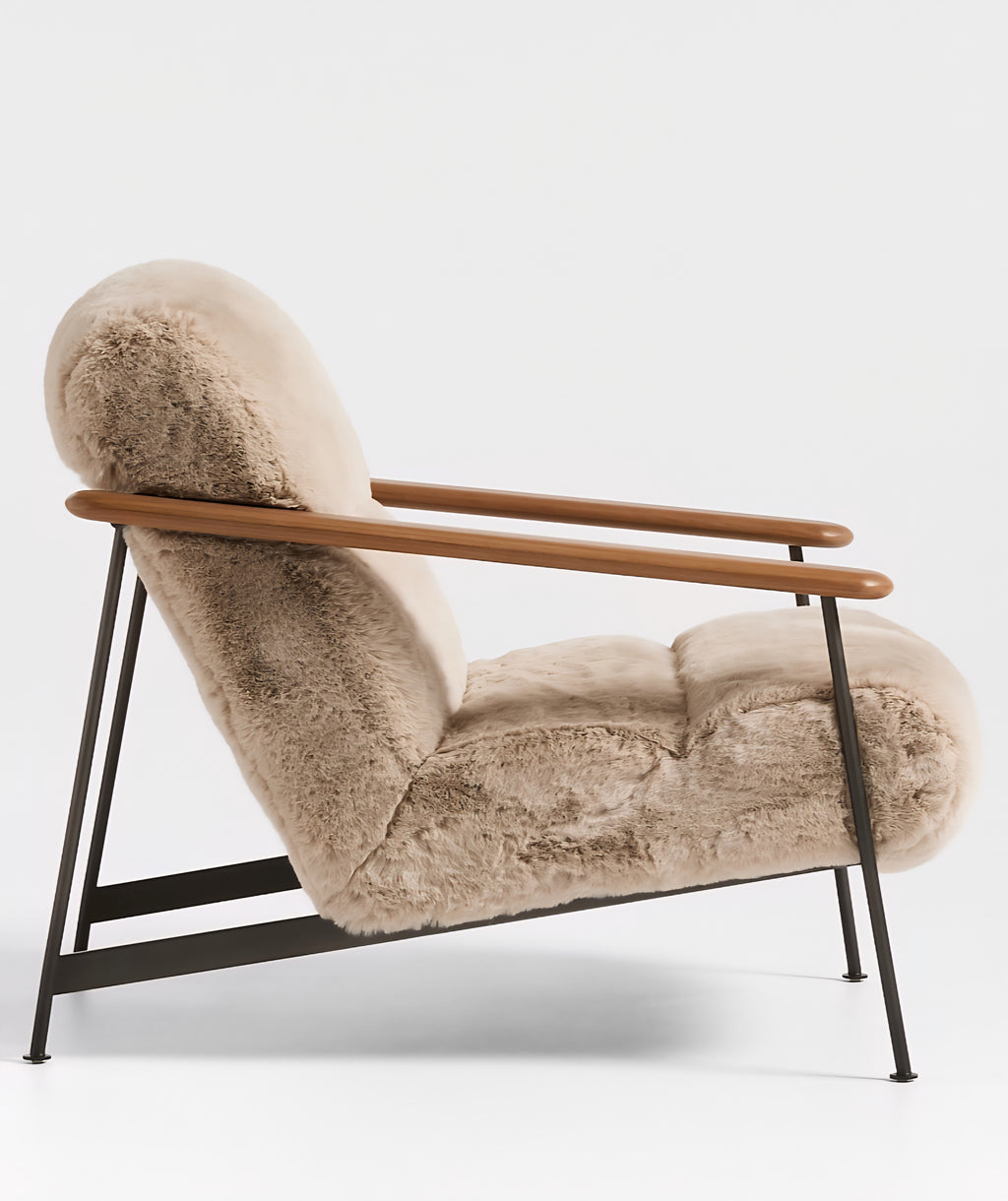 THE ONE × Chalet — Faux Fur Accent Chair