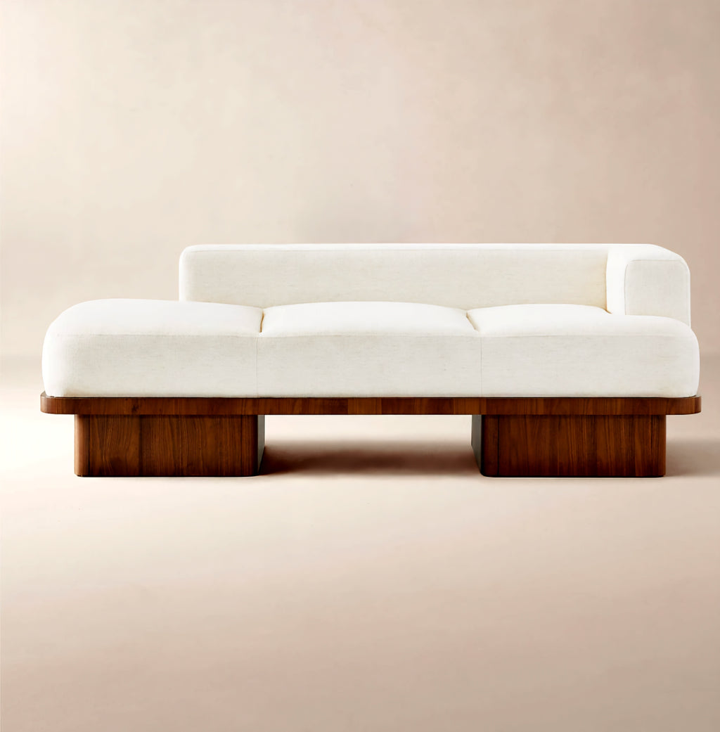 THE ONE × Serafin — Brown Leather Daybed