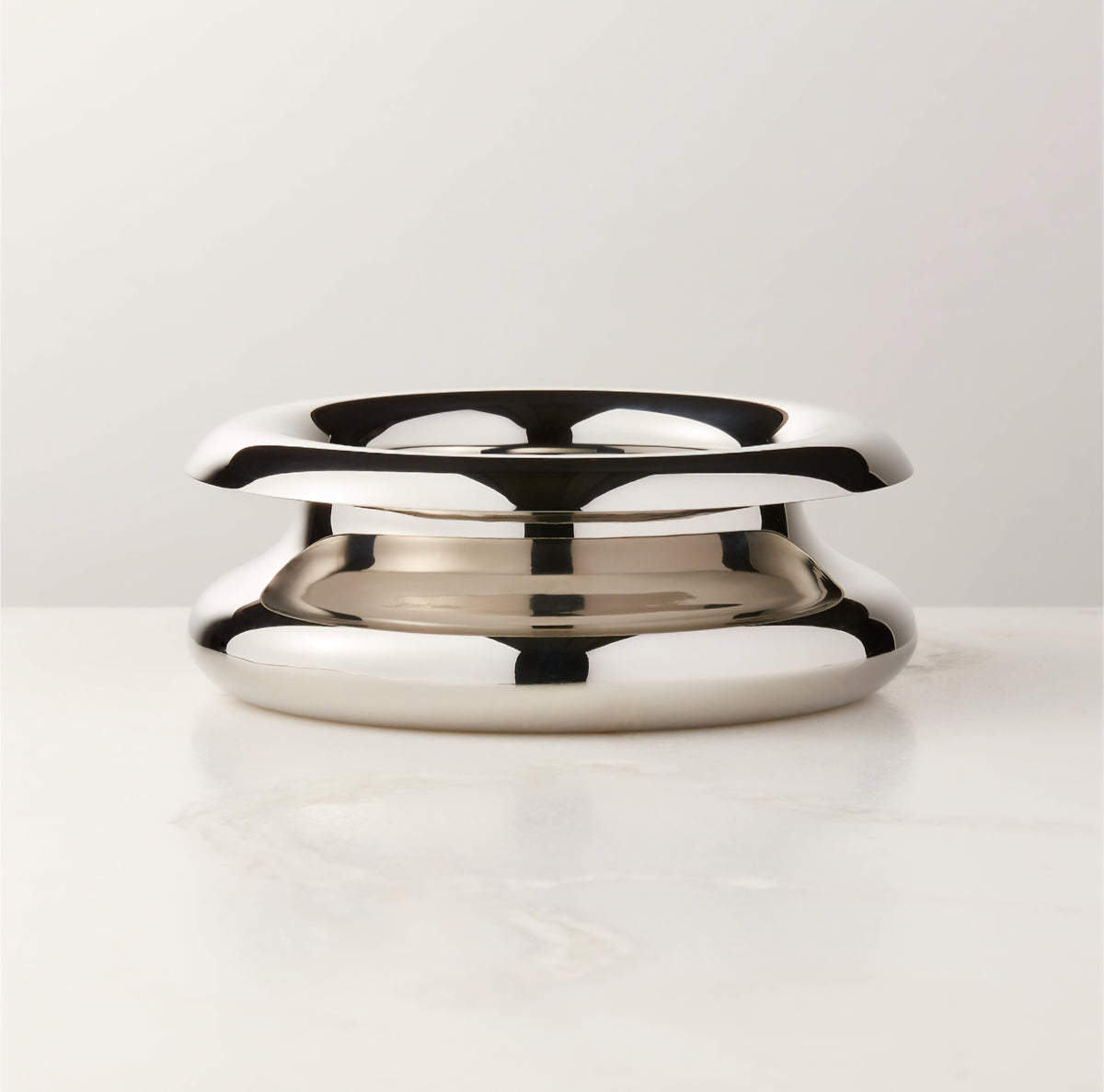 THE ONE × Piero — Polished Stainless Steel Serving Bowl