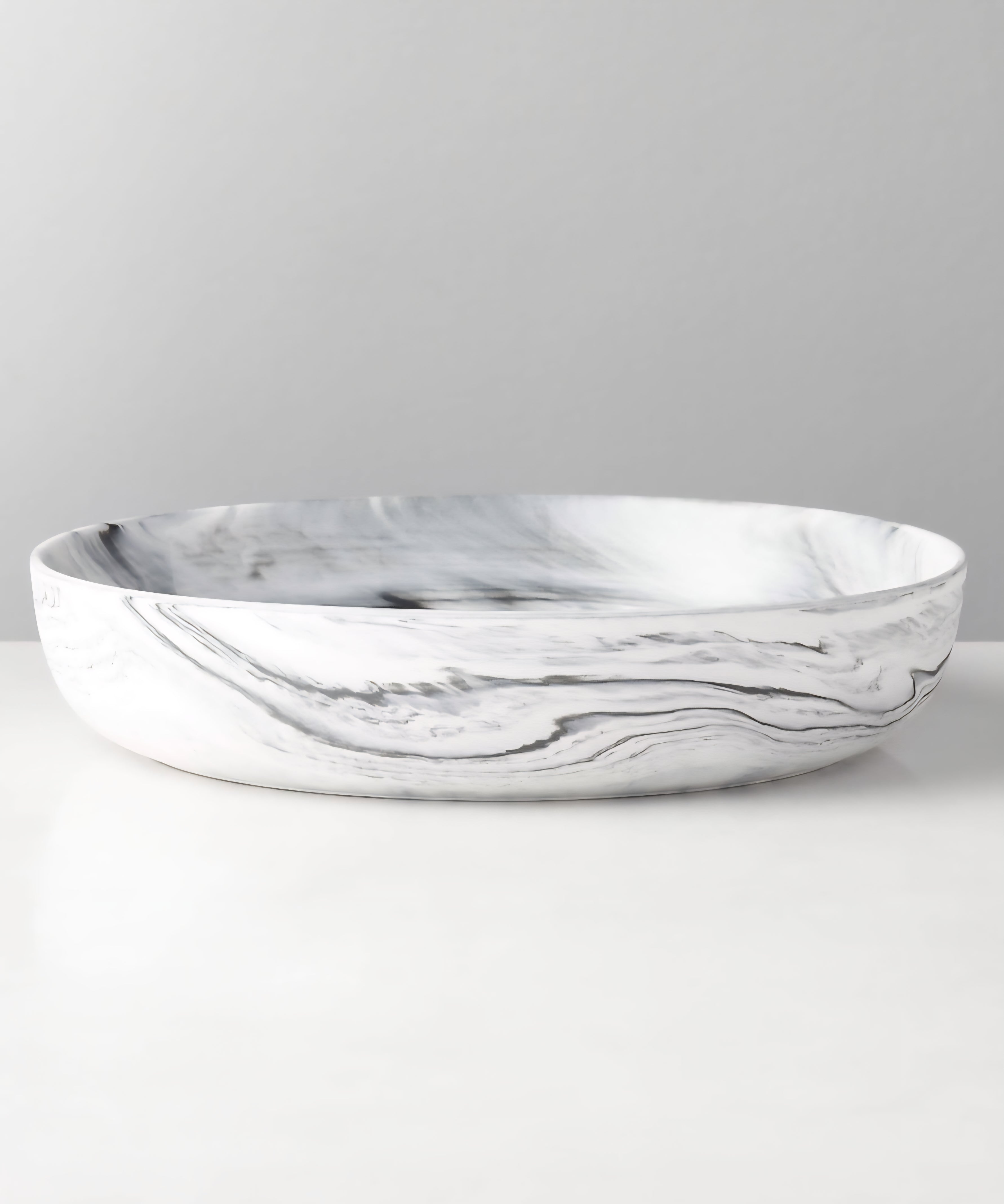 THE ONE × Swirl — 3-Piece Black and White Dinnerware Set