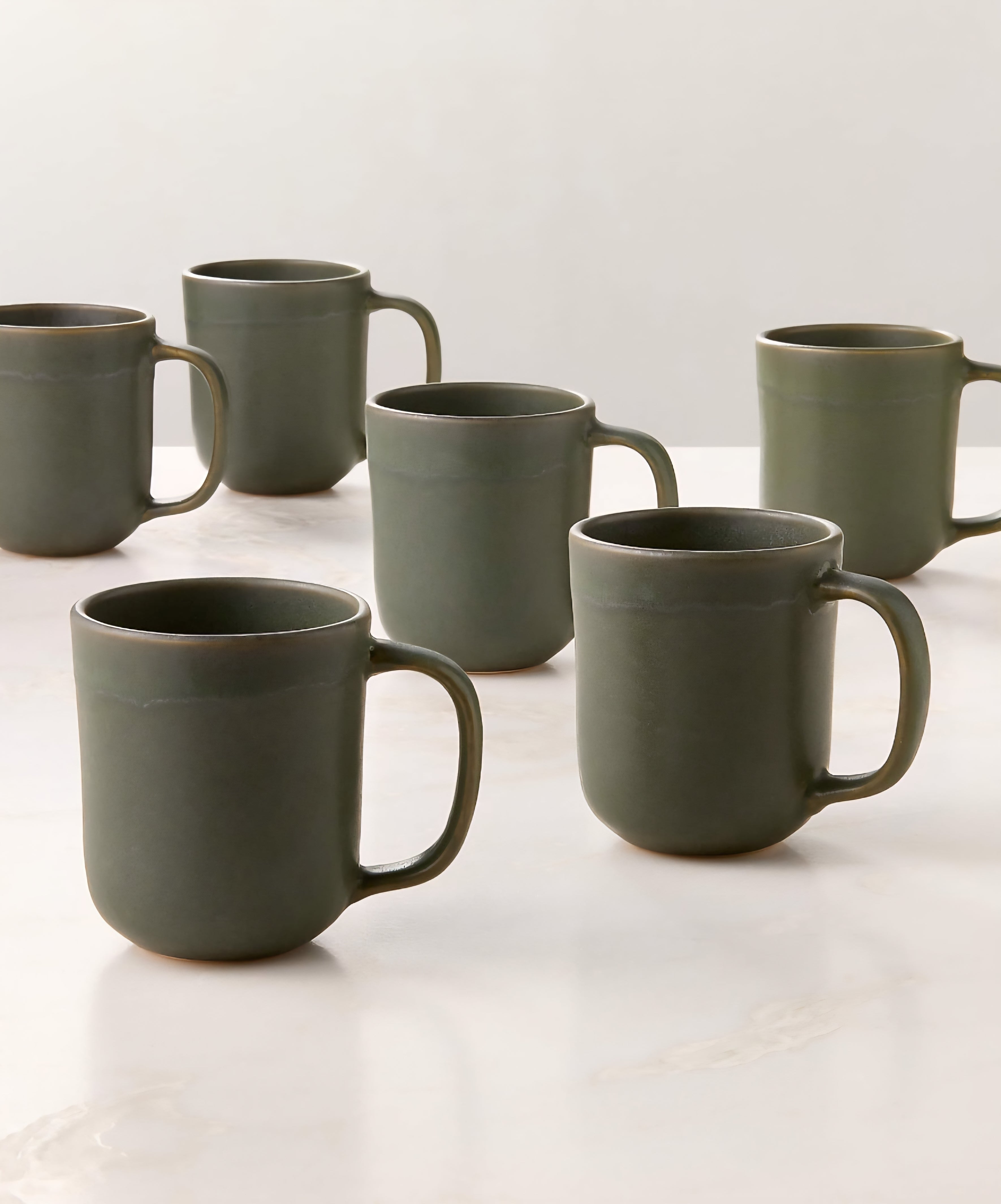 THE ONE × Drift — Reactive Glaze Mugs (Set of 6)