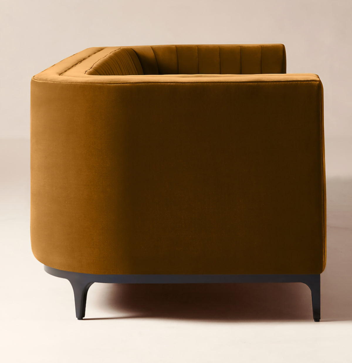 THE ONE × Ambroise — Light Taupe Velvet Sofa