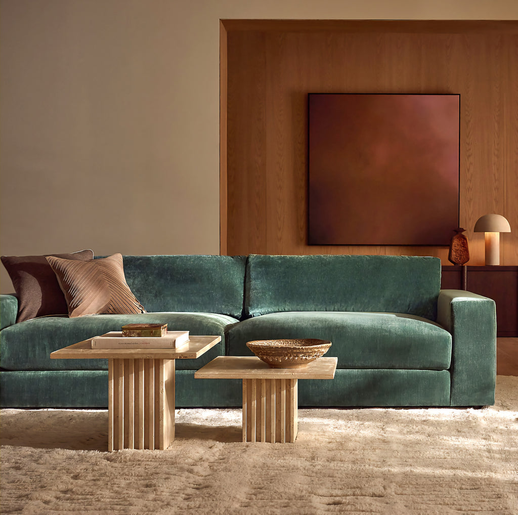 THE ONE × Berkeley — Jade Performance Velvet Sleeper 
91" Sleeper Sofa