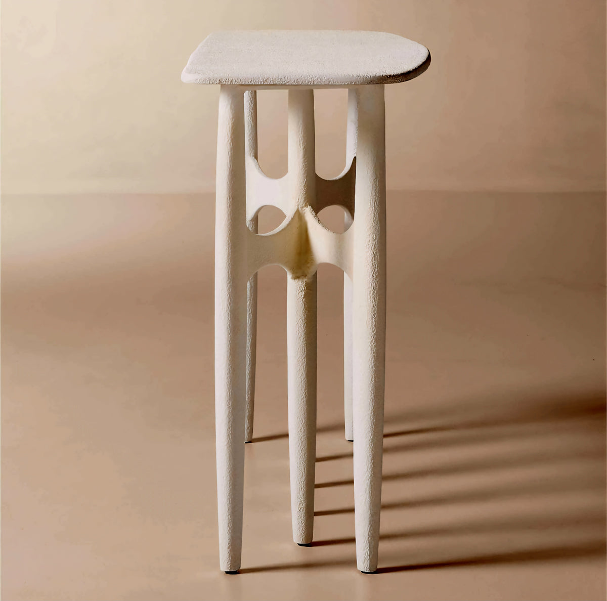 THE ONE × Bixby — White Cast Aluminum Console Table