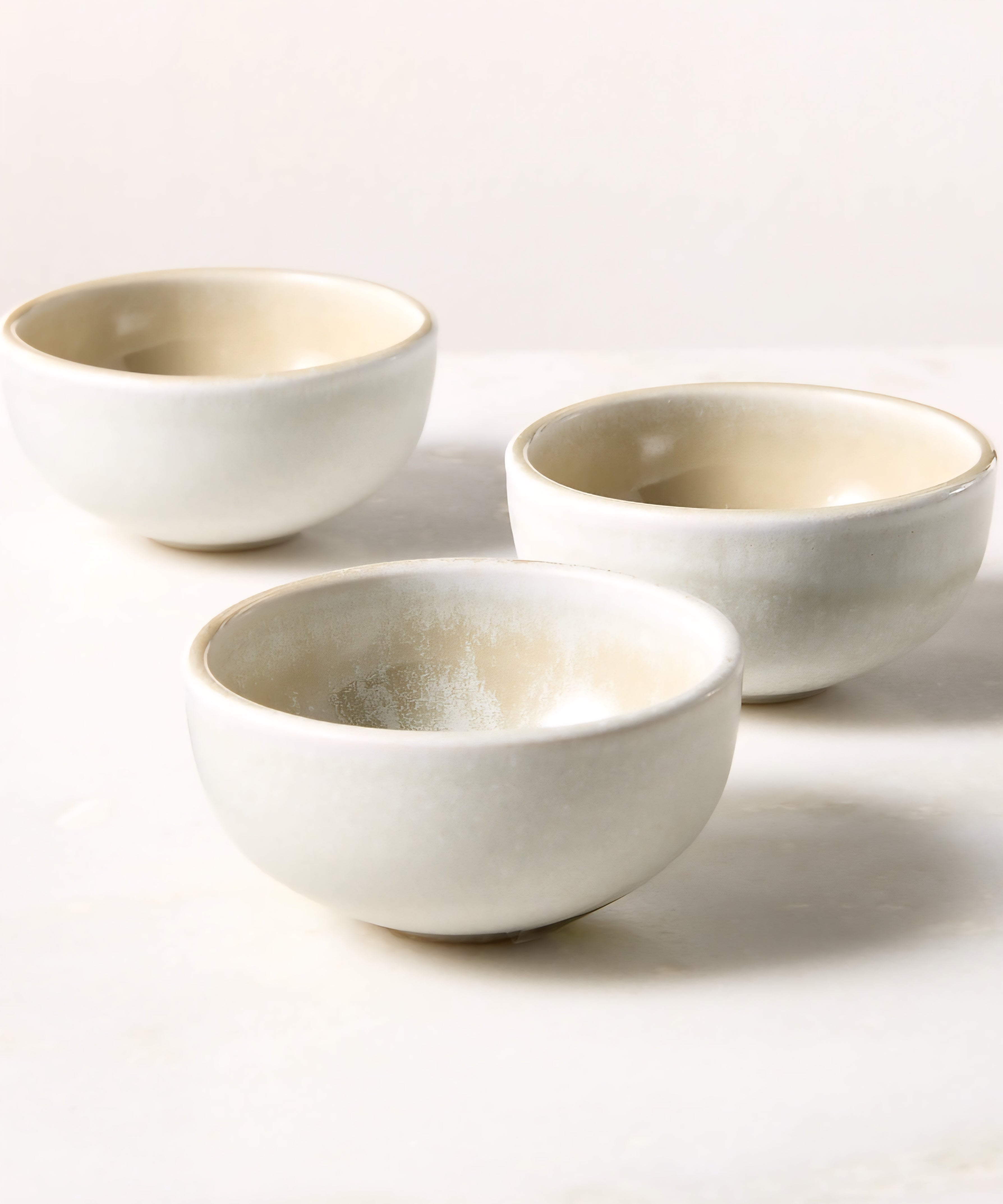 THE ONE × Drift — Ivory / Black Mini Bowl with Glossy Reactive Glaze