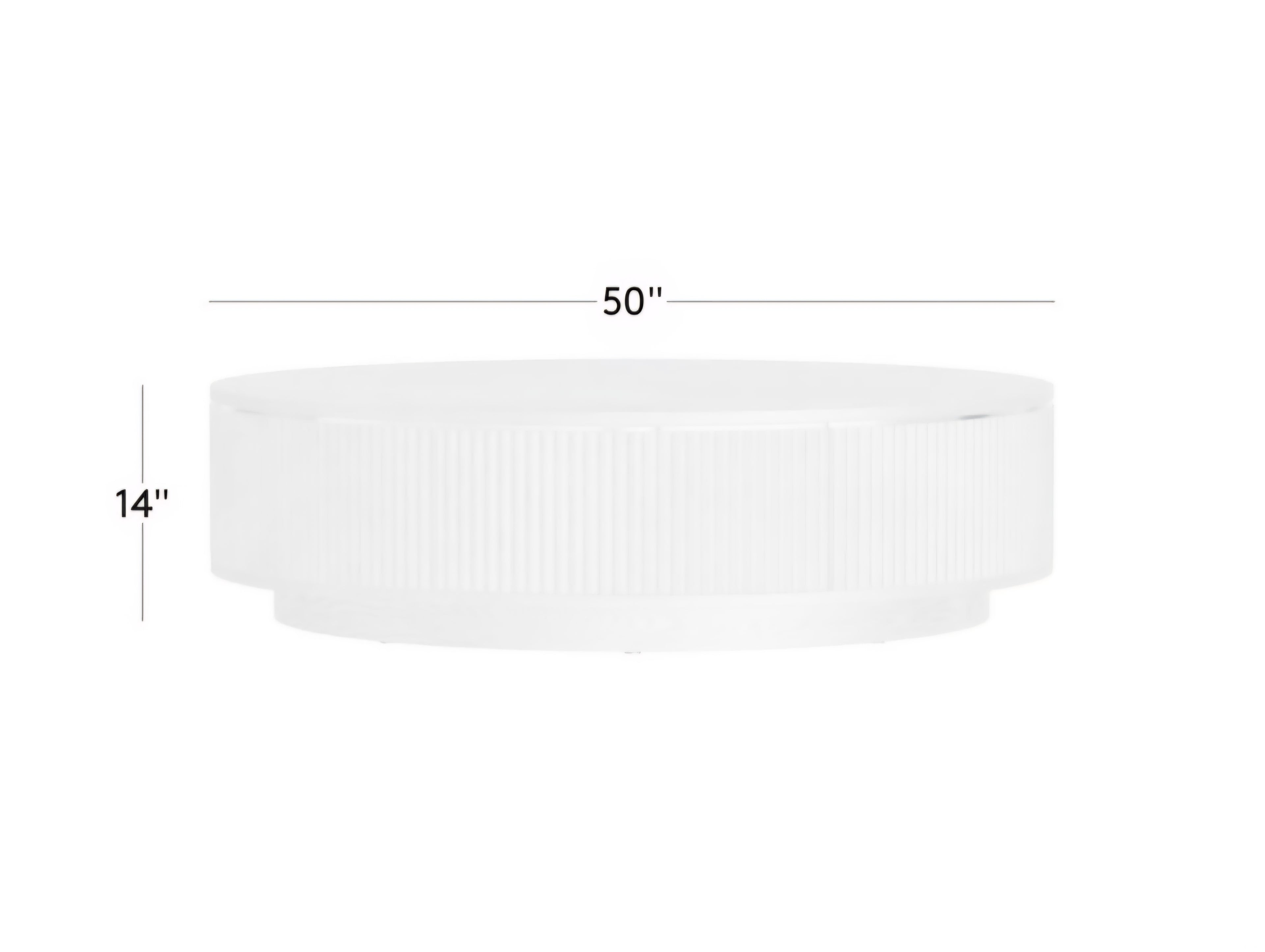 THE ONE × Davison — Fluted Oak Coffee Tables