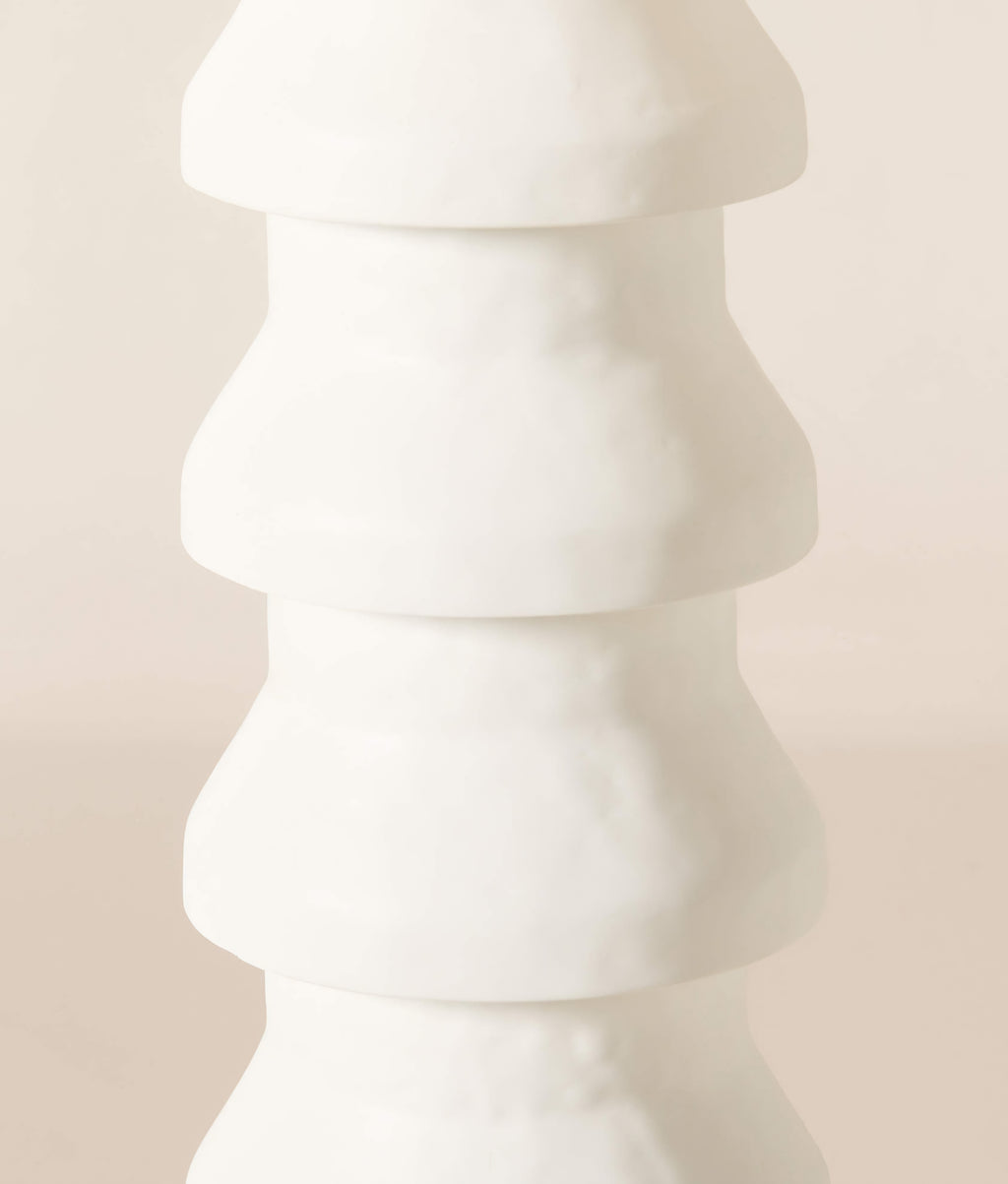 THE ONE × Sequence — White Plaster Floor Lamp