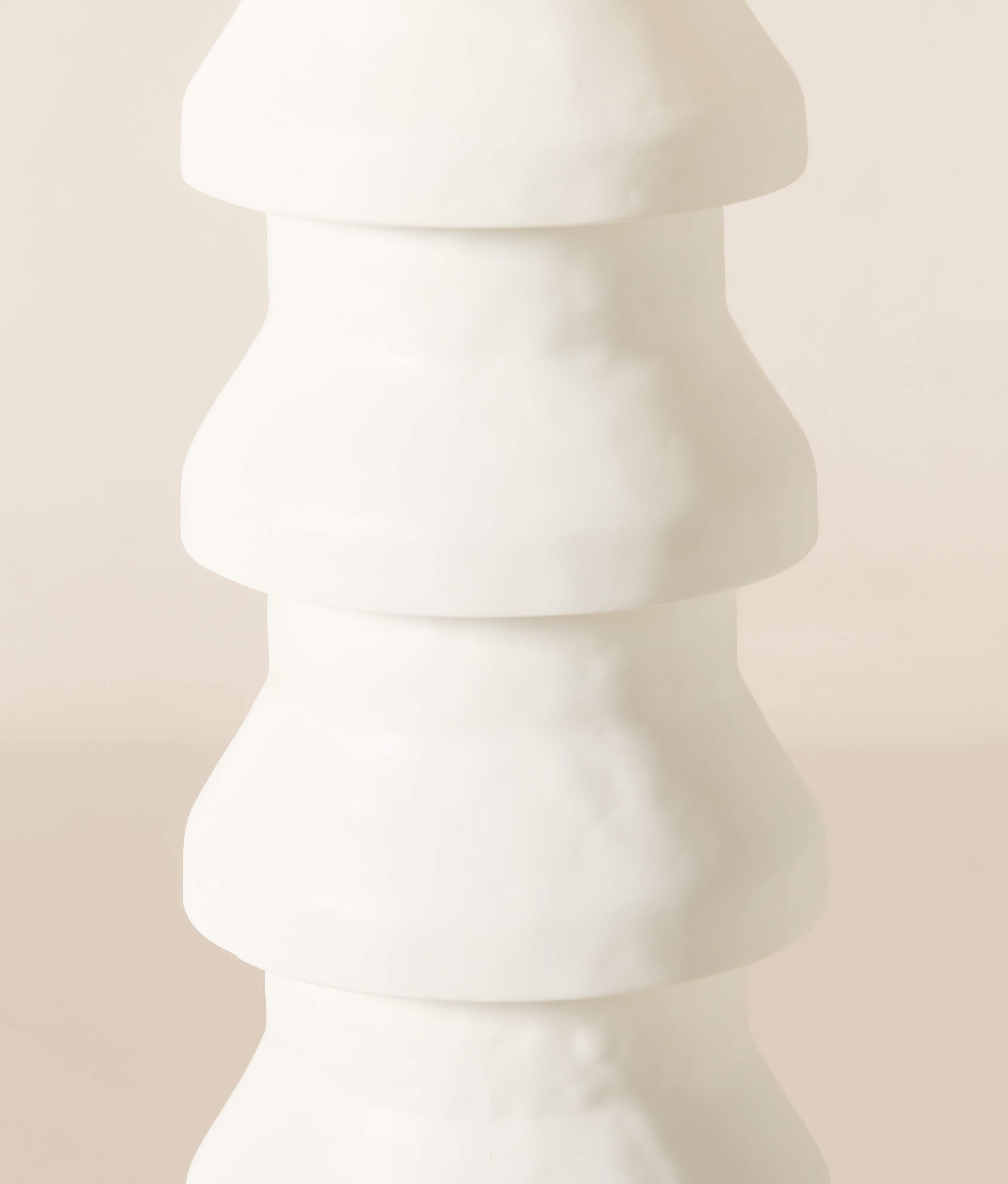 THE ONE × Sequence — White Plaster Floor Lamp