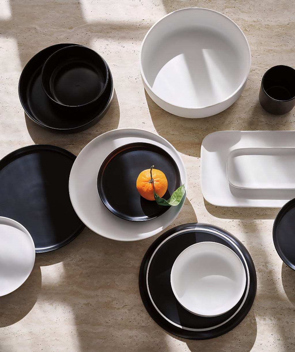 THE ONE × Mori — 4-Piece Matte Dinnerware Set