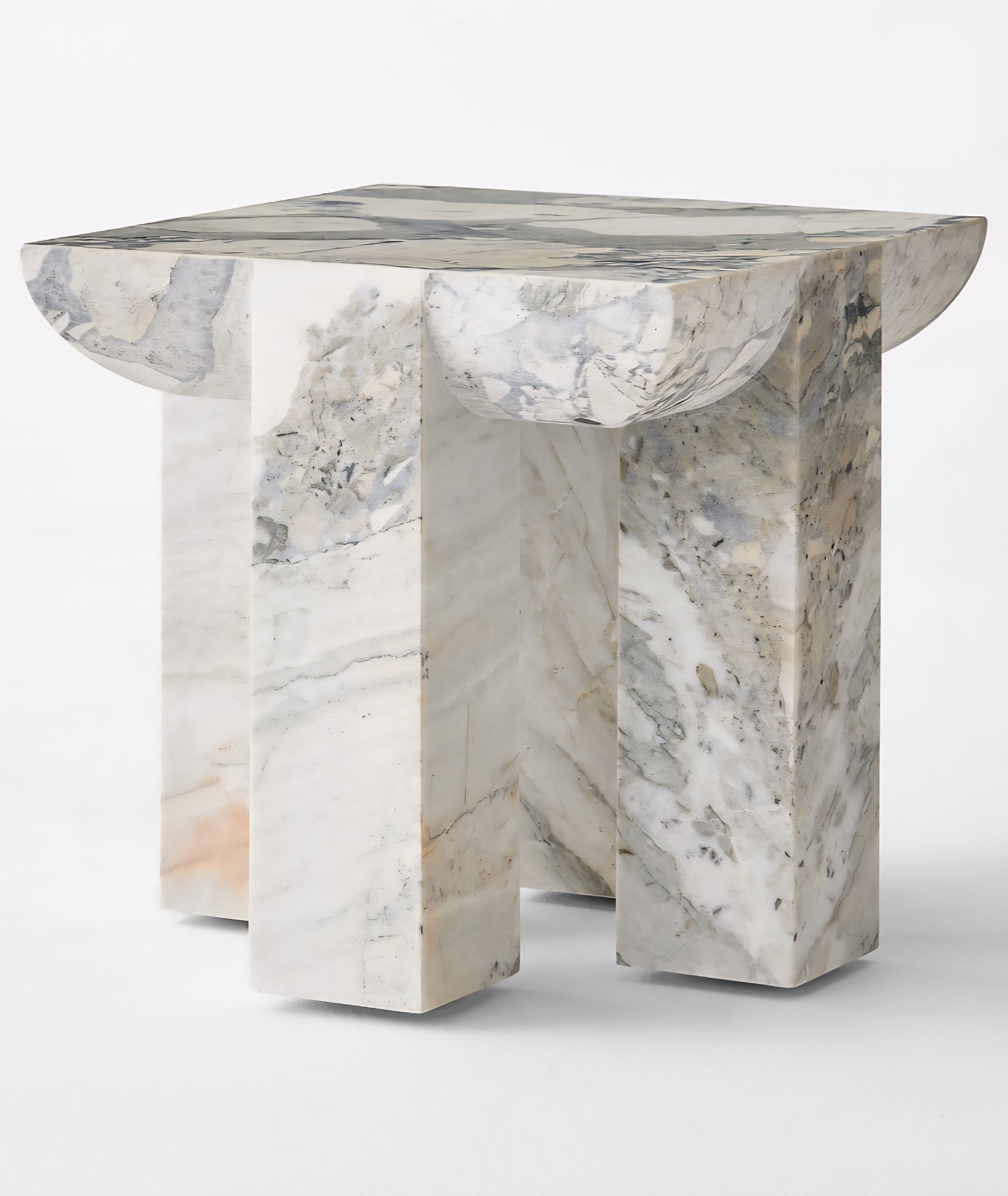 THE ONE × Marlo — Marble Side Table