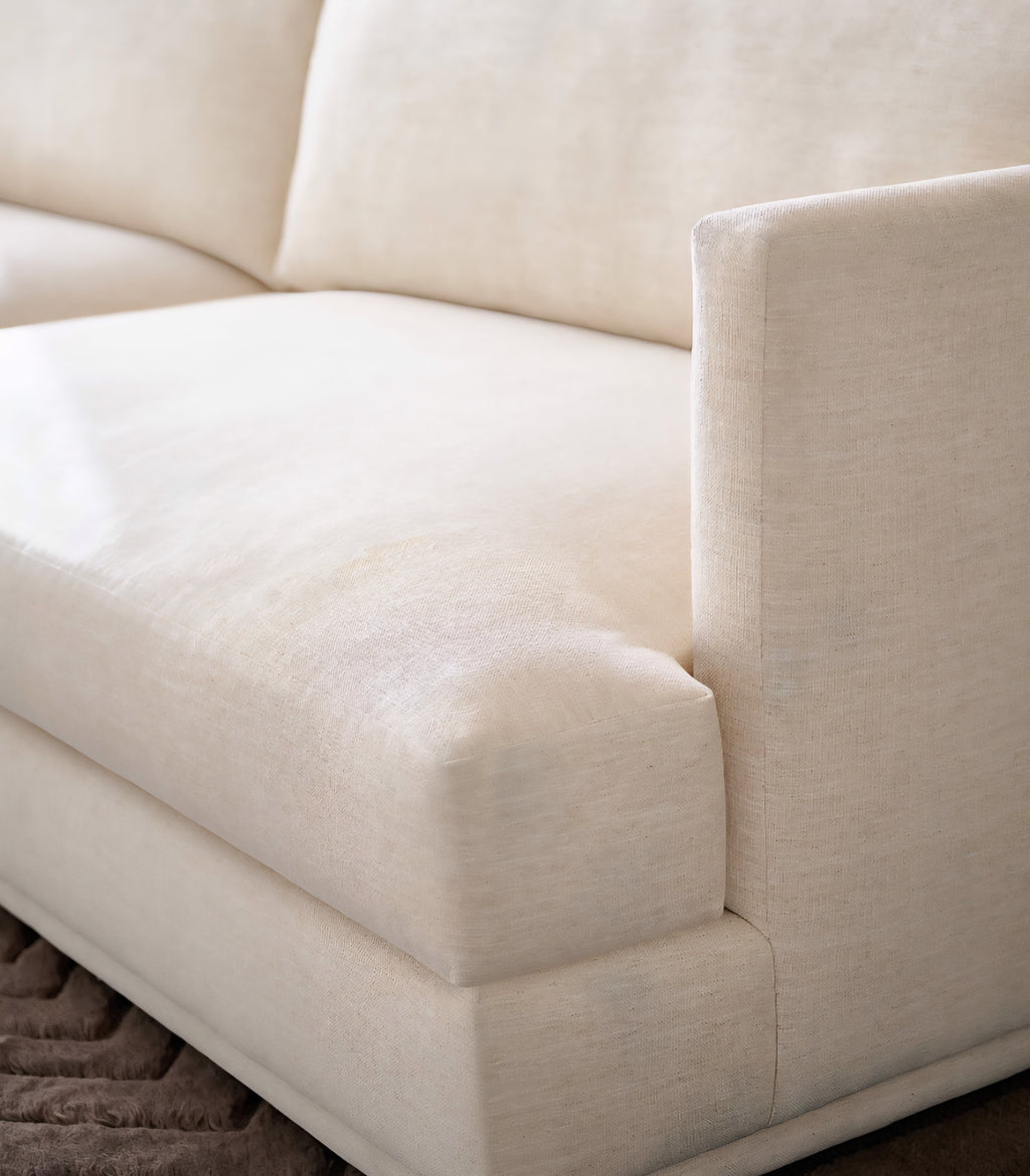 THE ONE × Seneca — Off-White Performance Fabric Sleeper Sofa