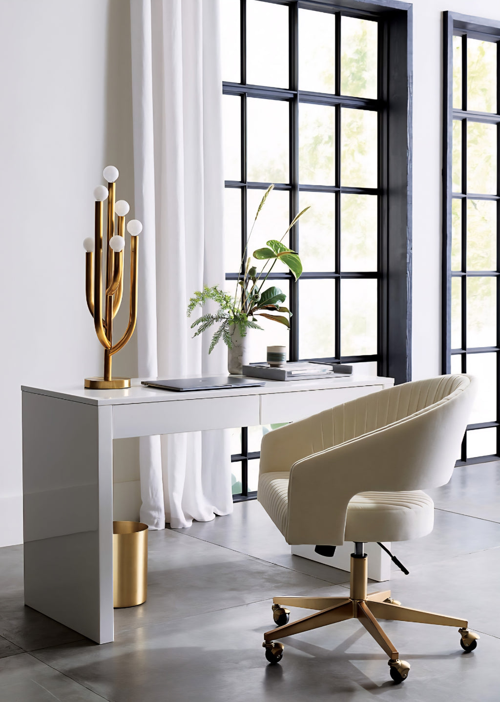THE ONE × Runway — 48" 2-Drawer Acacia Desk