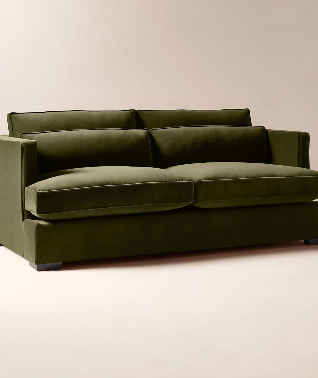 THE ONE × Eastman — White Performance Fabric Sofa